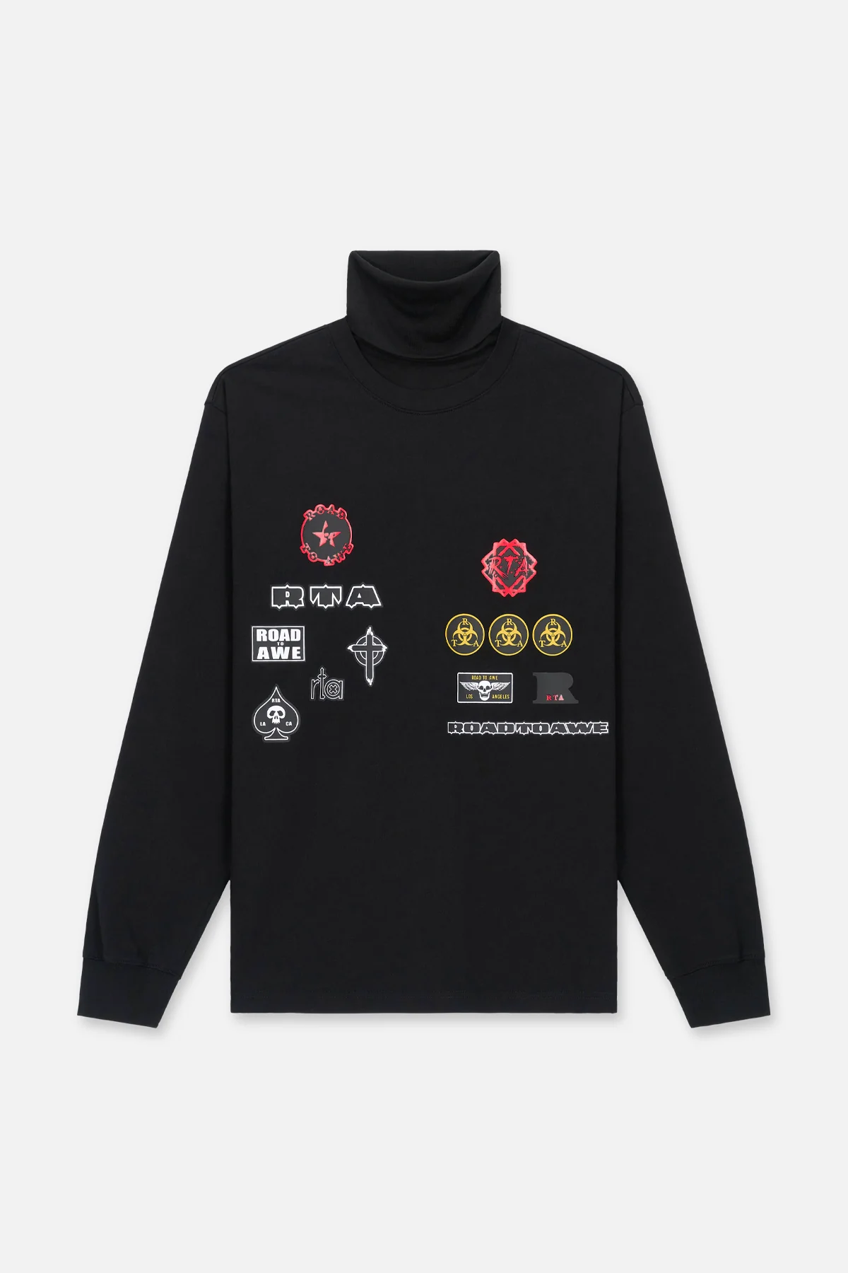 ALEXANDER TOP | BLACK MILITARY PATCH