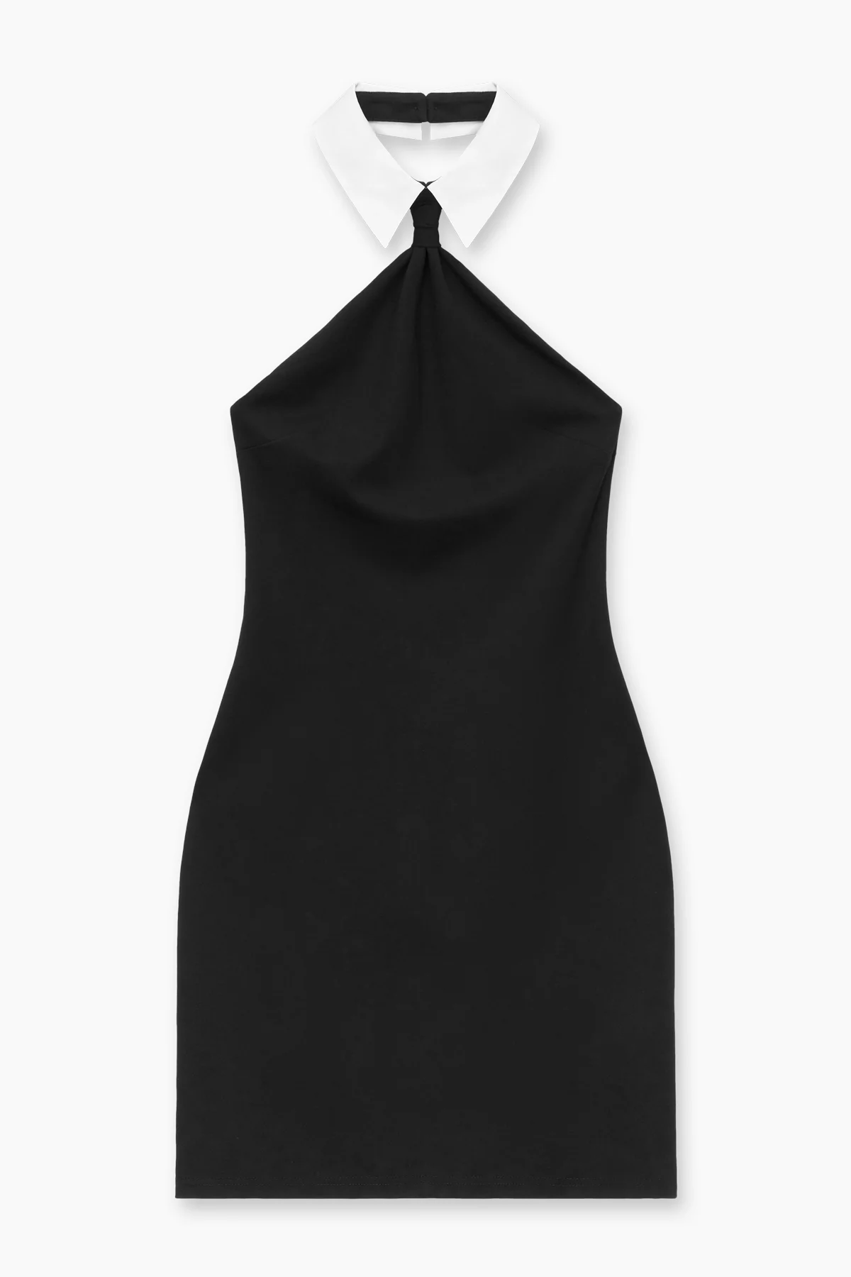 AVELINE COLLAR DRESS | BLACK - Image 3