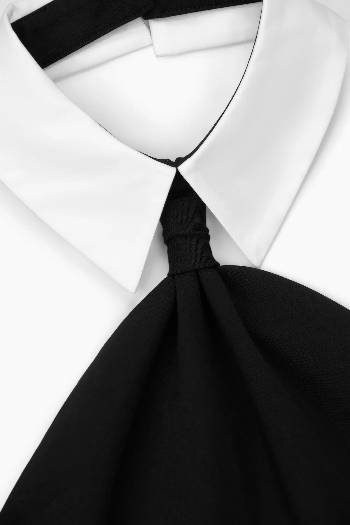 AVELINE COLLAR DRESS | BLACK - Image 5