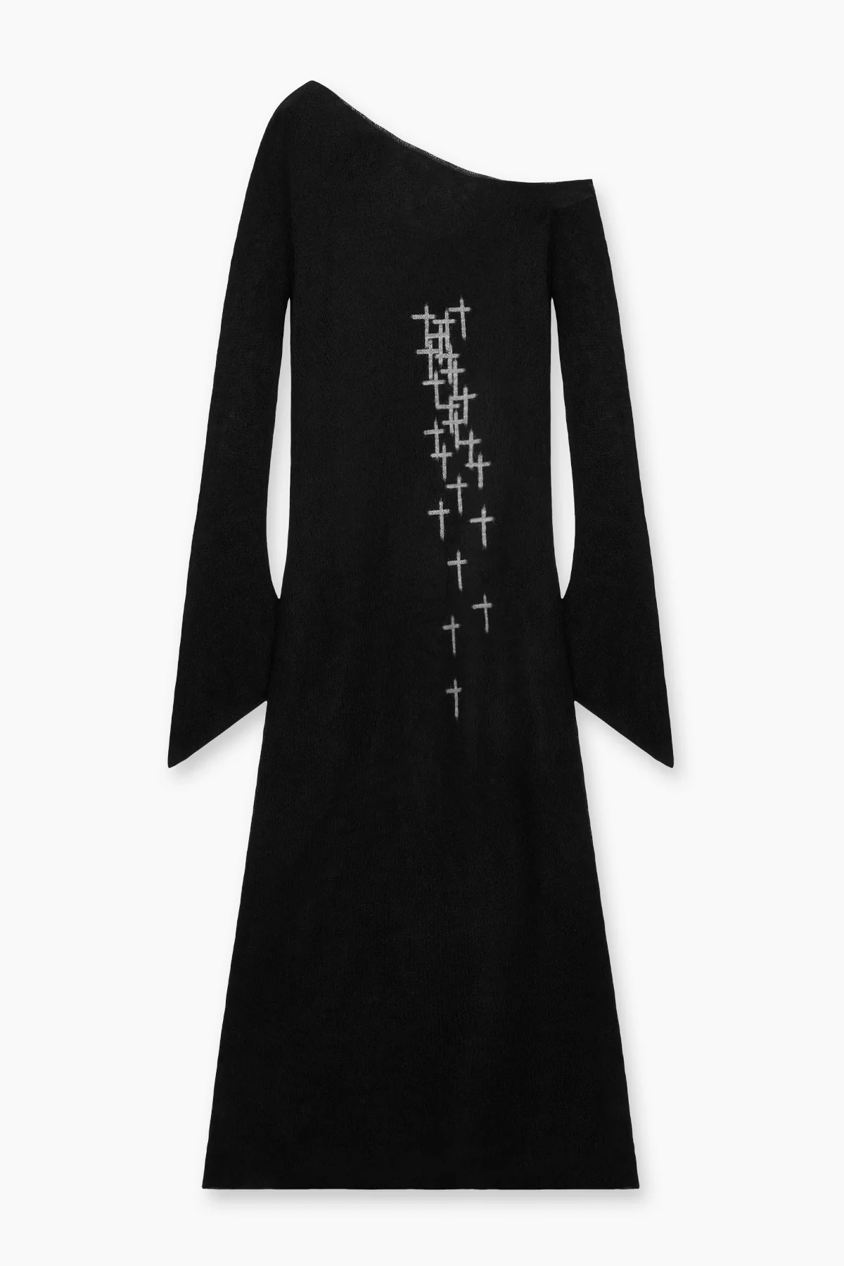 BLAIR | BLACK WITH WHITE CROSSES