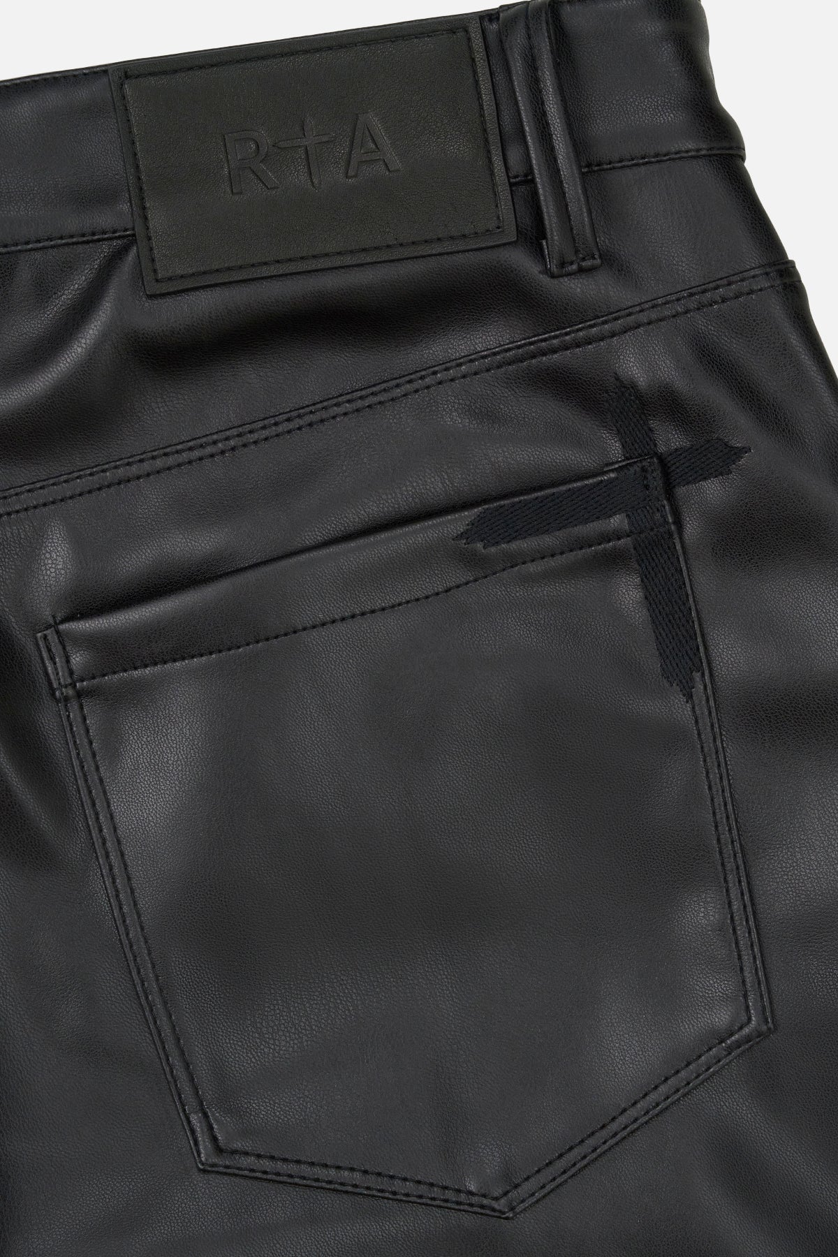 BRYANT SKINNY JEAN | BLACK MERCILESS FAUX - Image 3