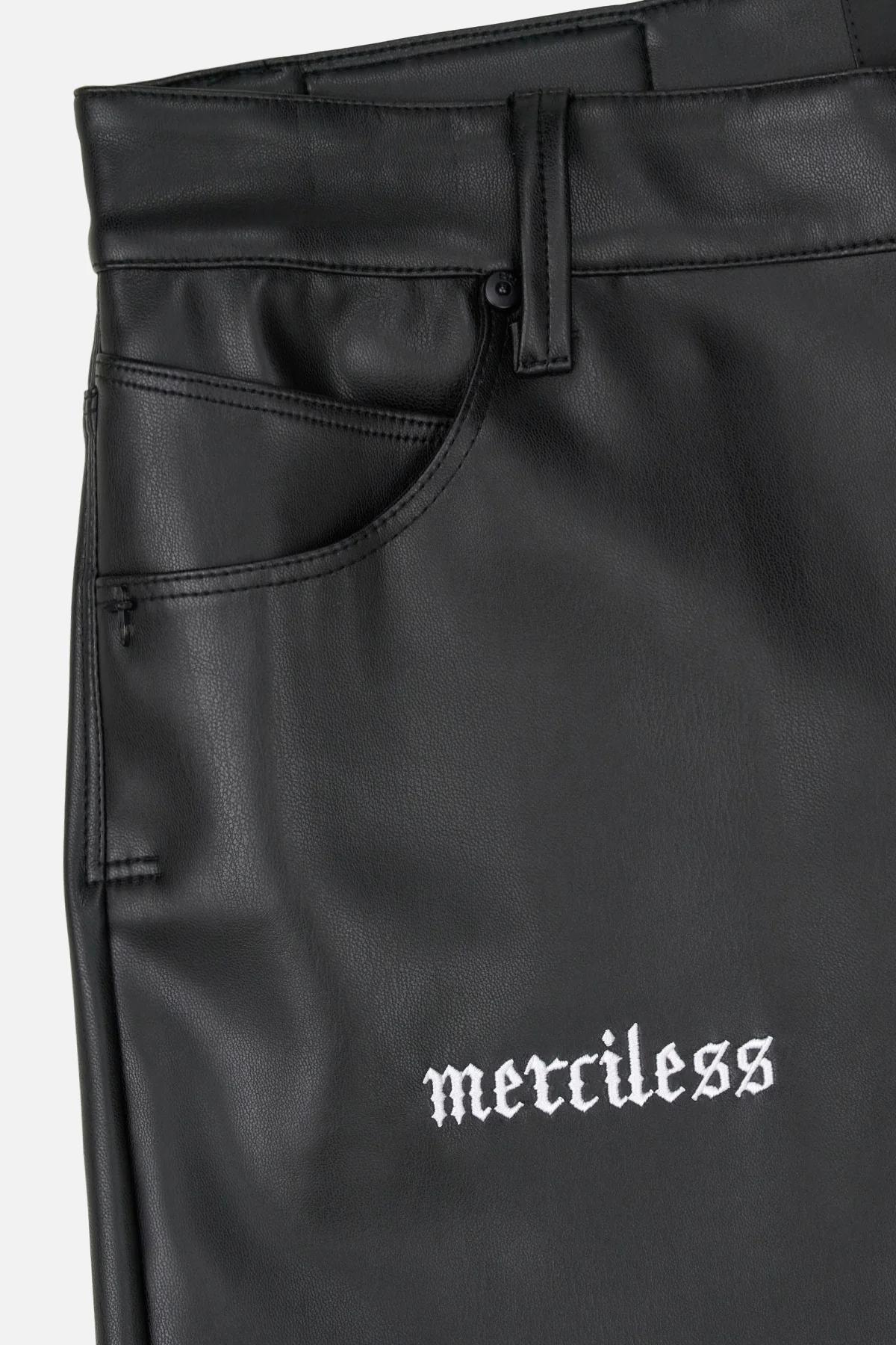 BRYANT SKINNY JEAN | BLACK MERCILESS FAUX - Image 6