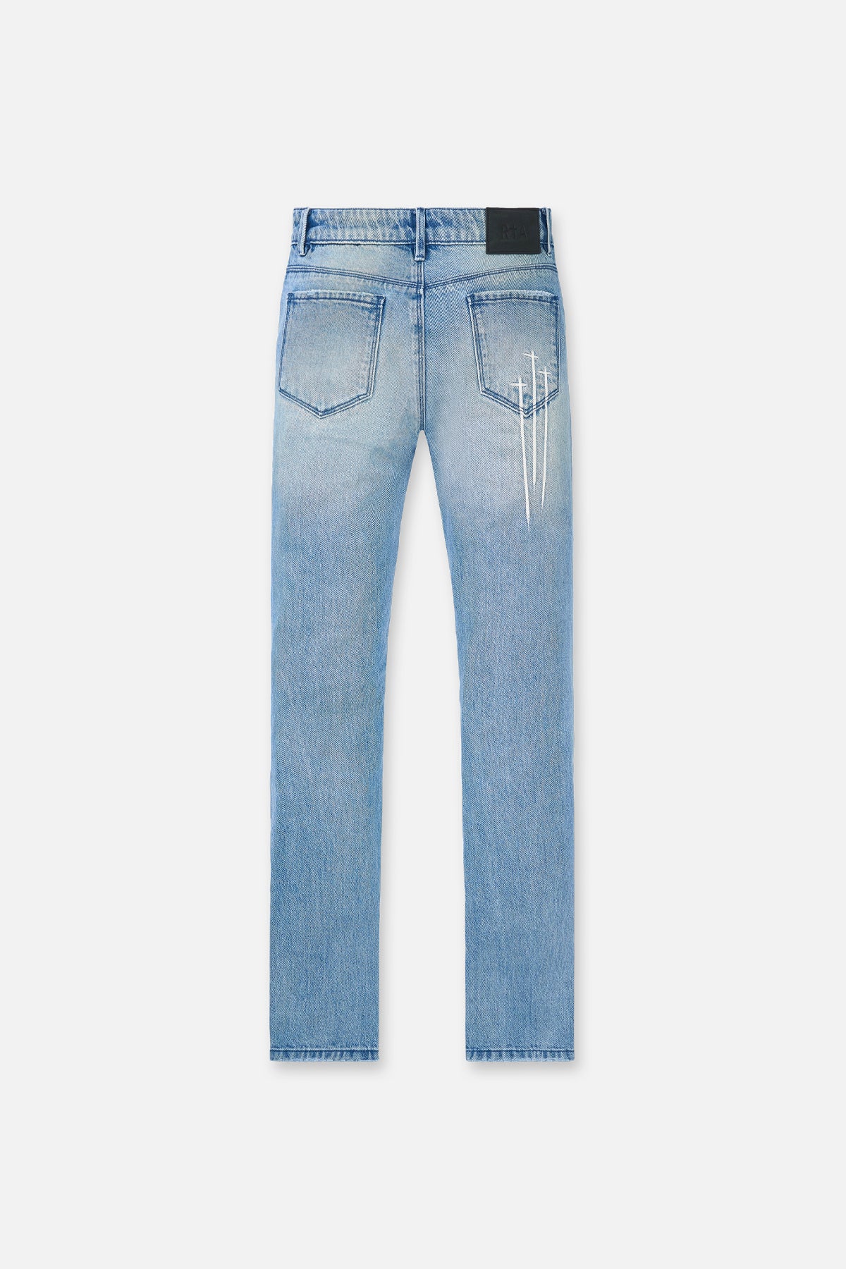 BRYANT RIPPED SKINNY JEAN | BLUE HAZE TRIPLE CROSS - Image 2