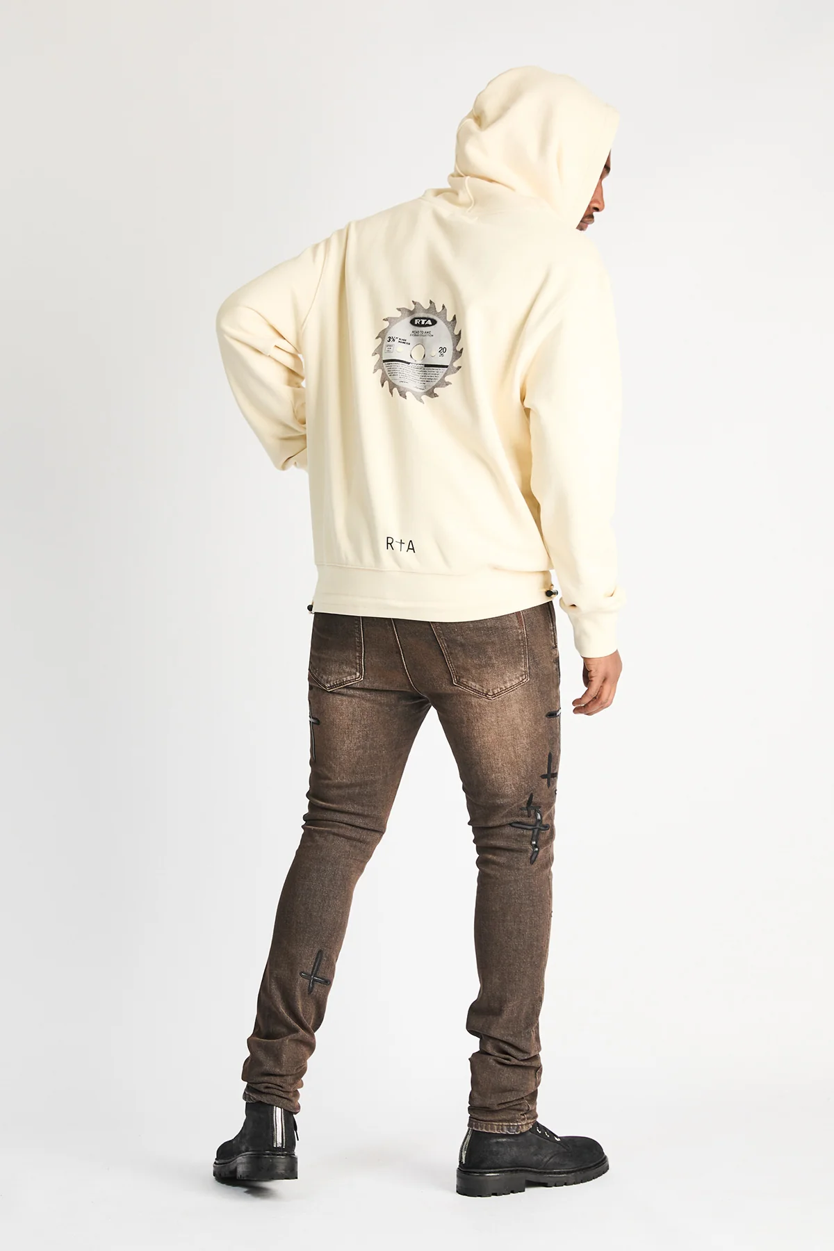 BRYANT SKINNY JEAN | MOCHA DRIFT CROSS PATCH - Image 2