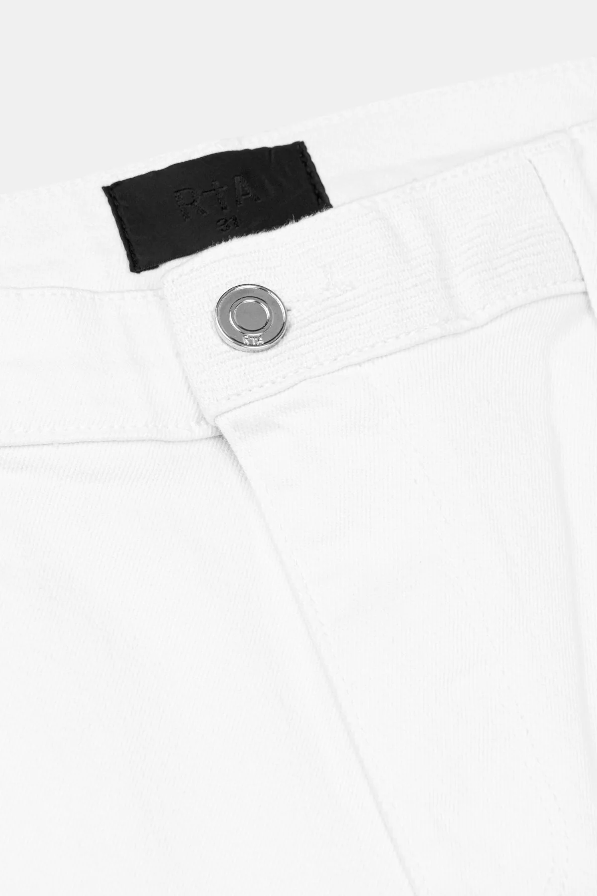 BRYANT SKINNY JEAN | WHITE REST IN PEACE - Image 5
