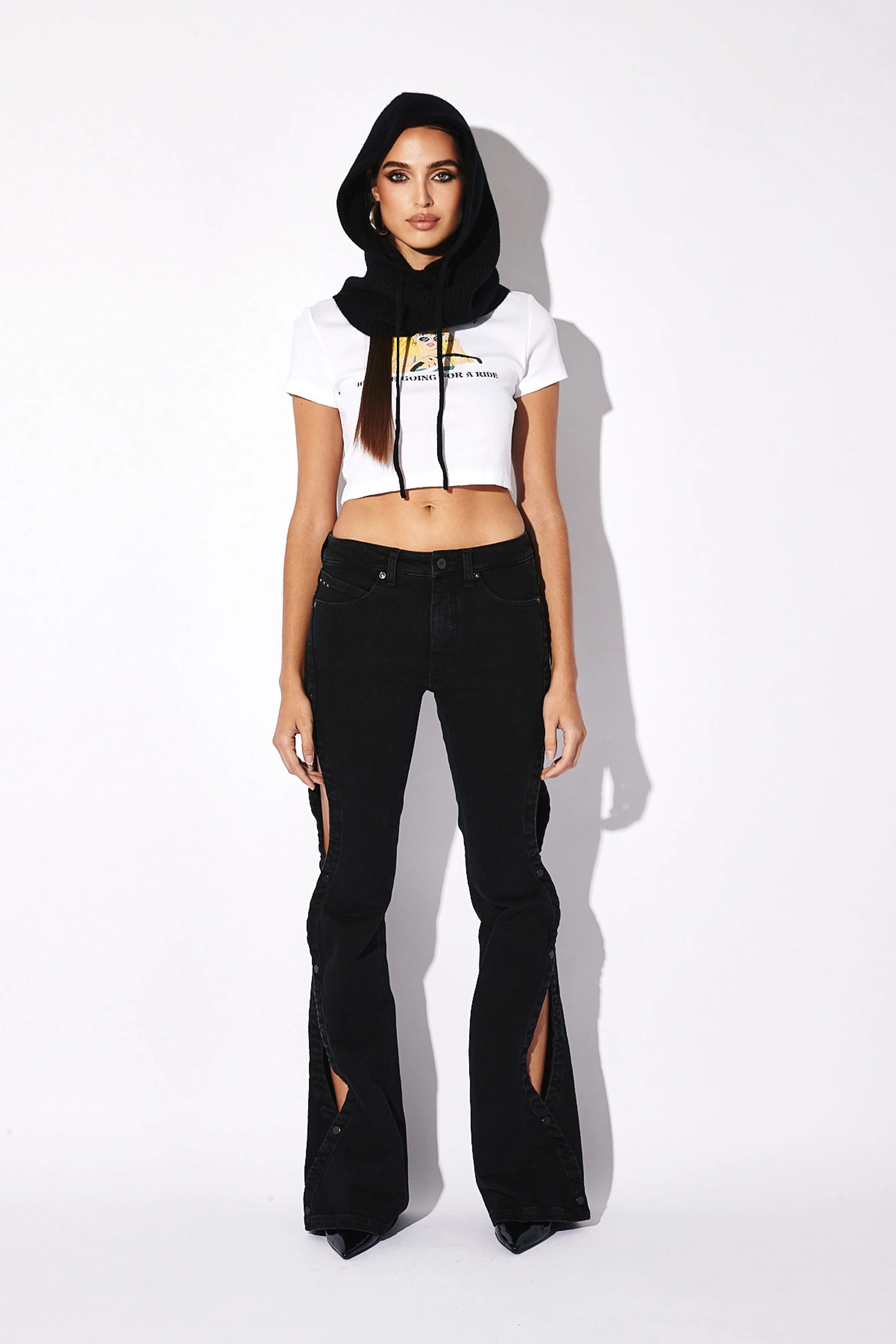 BUCKLE UP BABY TEE | WHITE - Image 2