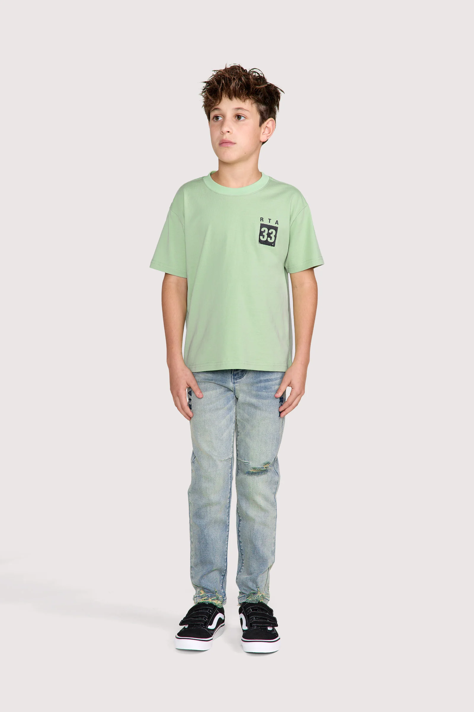 KIDS CARLO BACK DART SKINNY JEAN | OCEAN SHINE