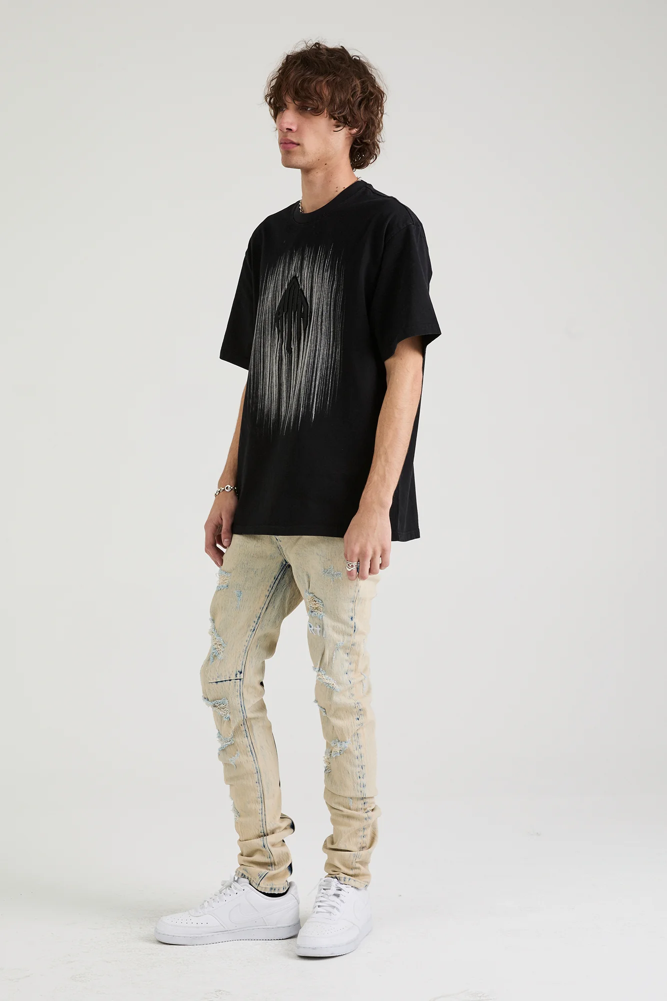 CLAYTON RIPPED SKINNY JEAN | DISTRESSED MOONSTONE - Image 3