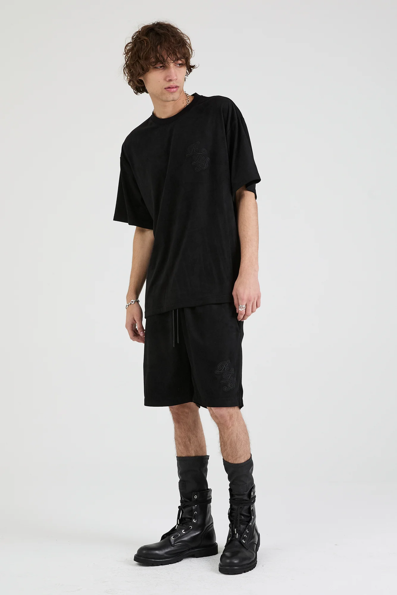 CLYDE SHORT | BLACK SCRIPT LOGO - Image 6
