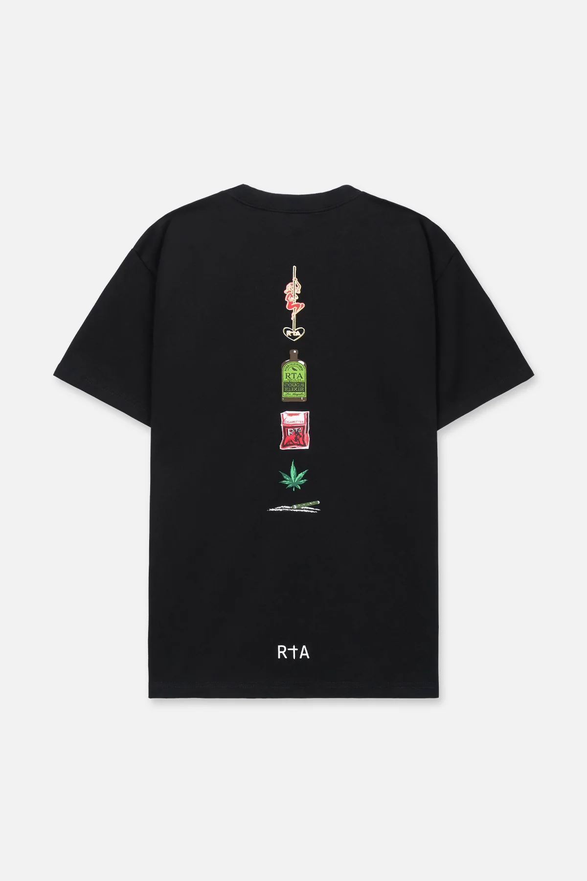 COLIN OVERSIZED SHORT SLEEVE TEE | BLACK CONTRABAND - Image 6