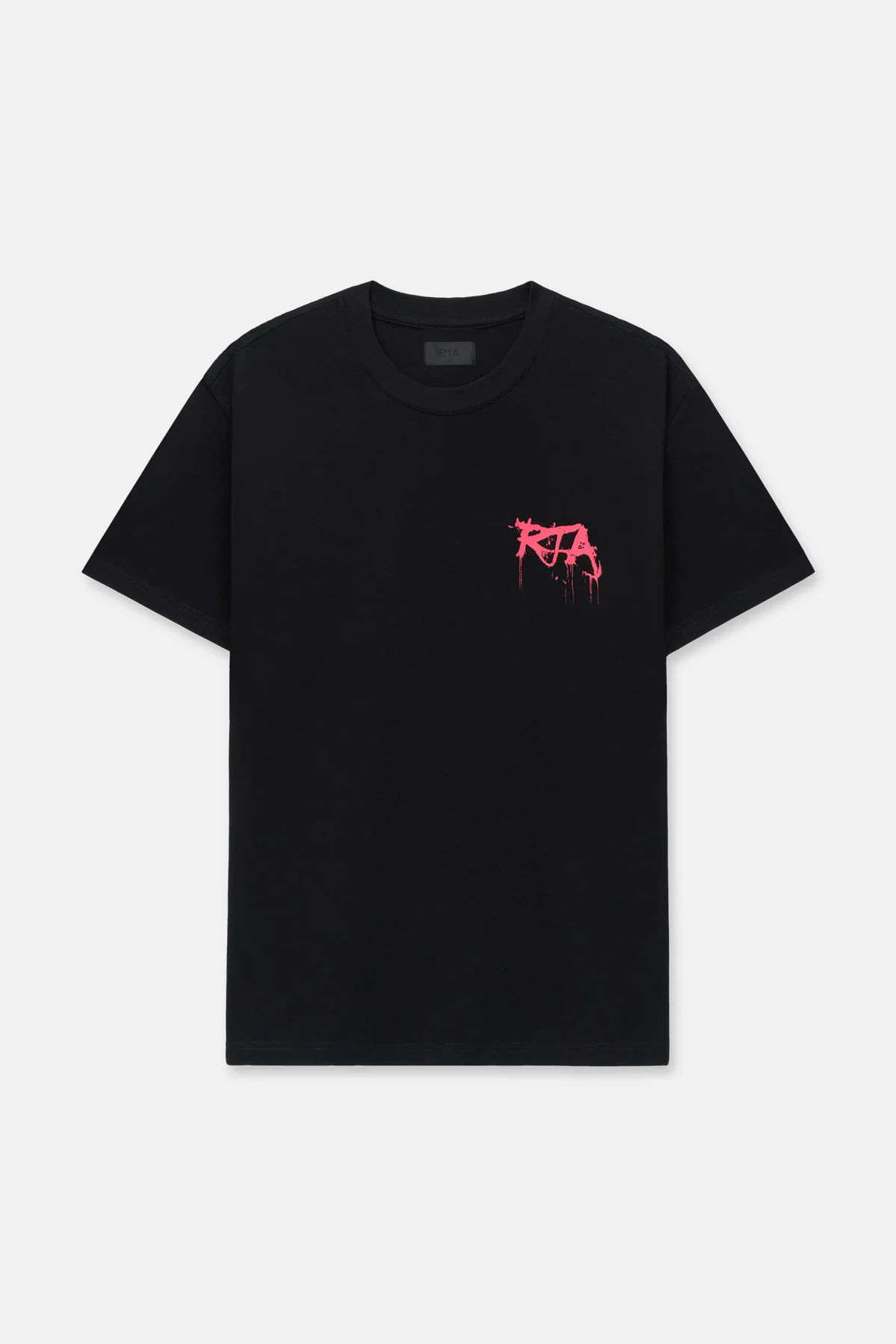 COLIN OVERSIZED SHORT SLEEVE TEE | BLACK GRAFFITI PINK - Image 2