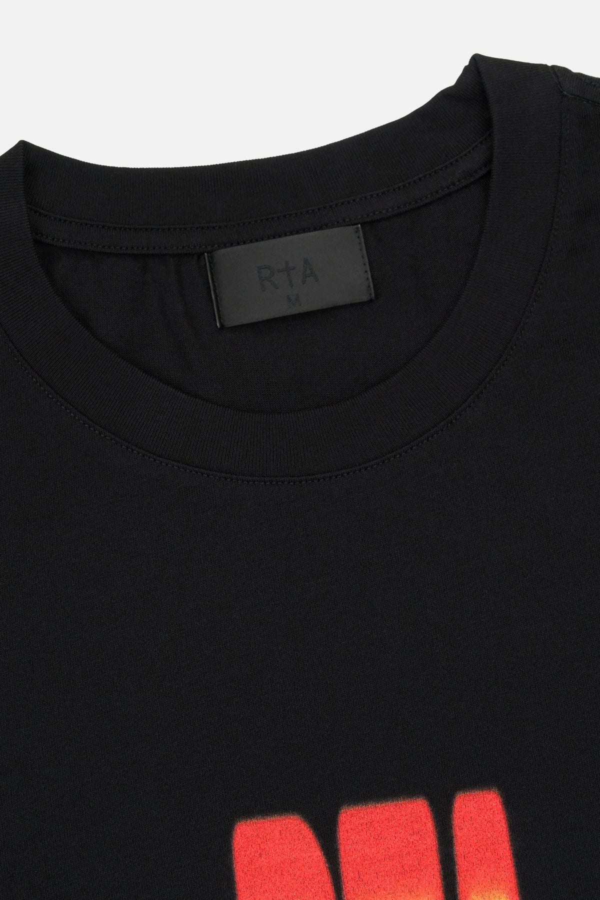 COLIN OVERSIZED SHORT SLEEVE TEE | BLACK PARADISE FLAME - Image 3