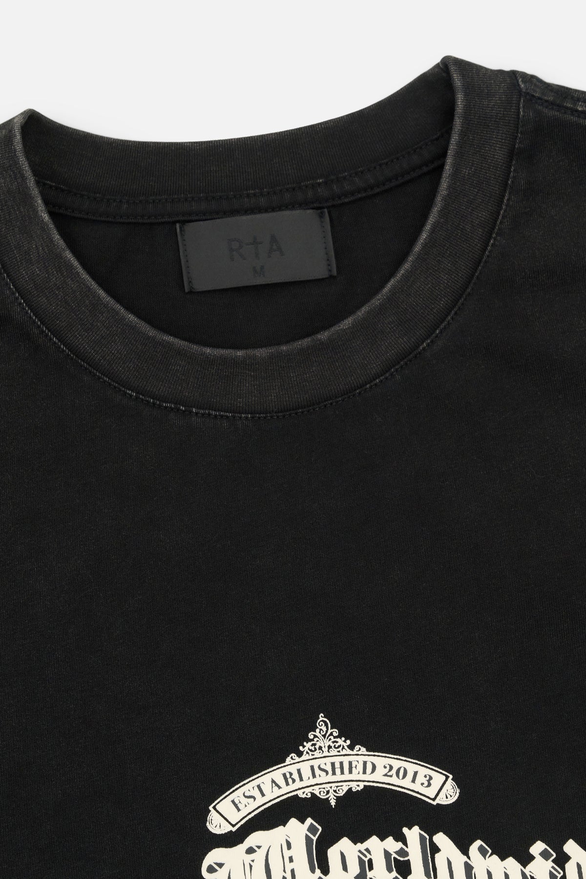 COLIN OVERSIZED SHORT SLEEVE TEE | BLACK RETRO PARADISE - Image 3