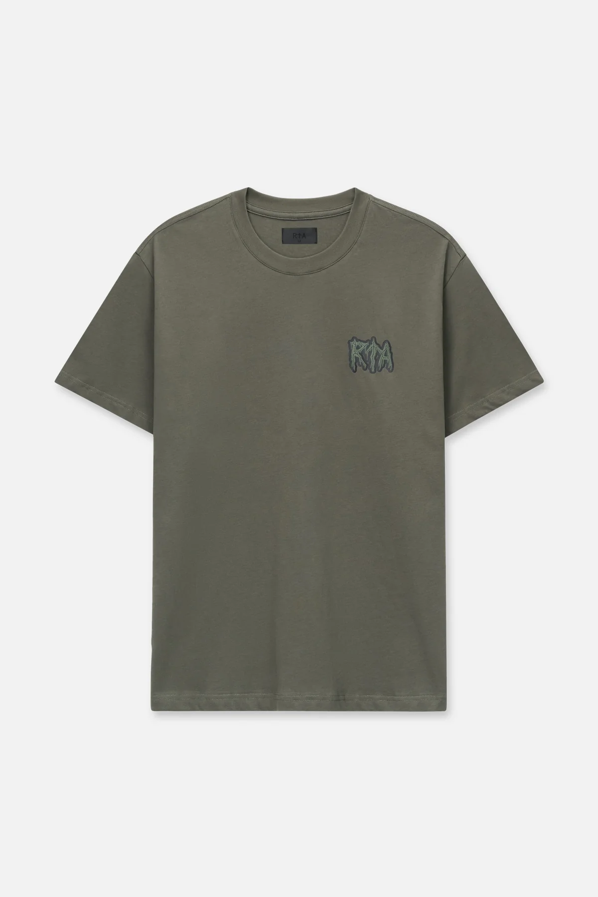 COLIN OVERSIZED SHORT SLEEVE TEE | OLIVE RTA SIGILISM - Image 2