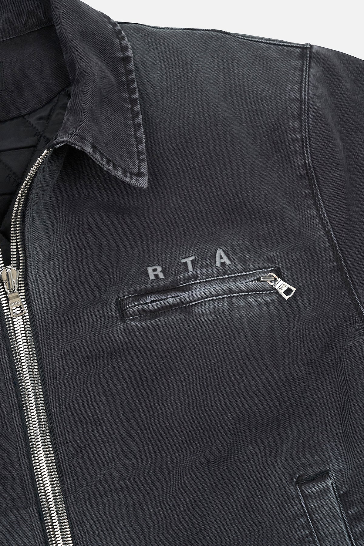 EASTON DENIM JACKET | VINTAGE BLACK - Image 3
