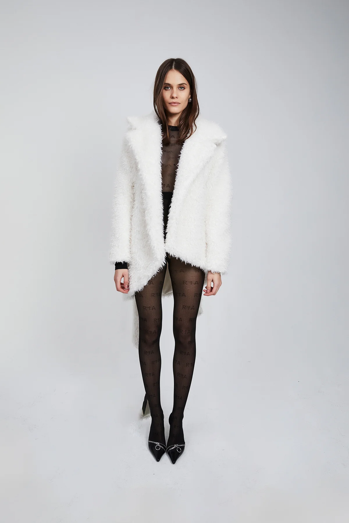 ELOISE PLUSH JACKET | WHITE - Image 4