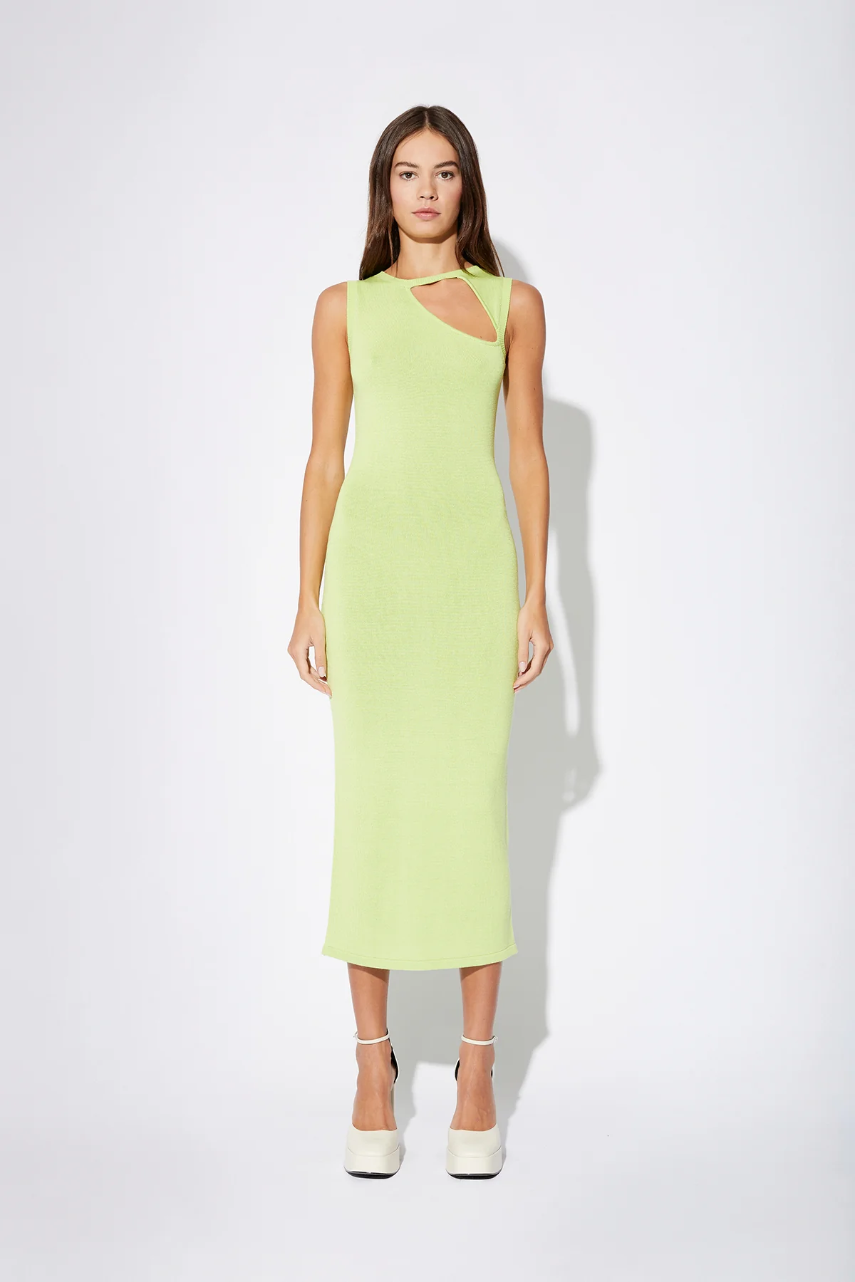 ESTELA DRESS | ACID LIME - Image 3