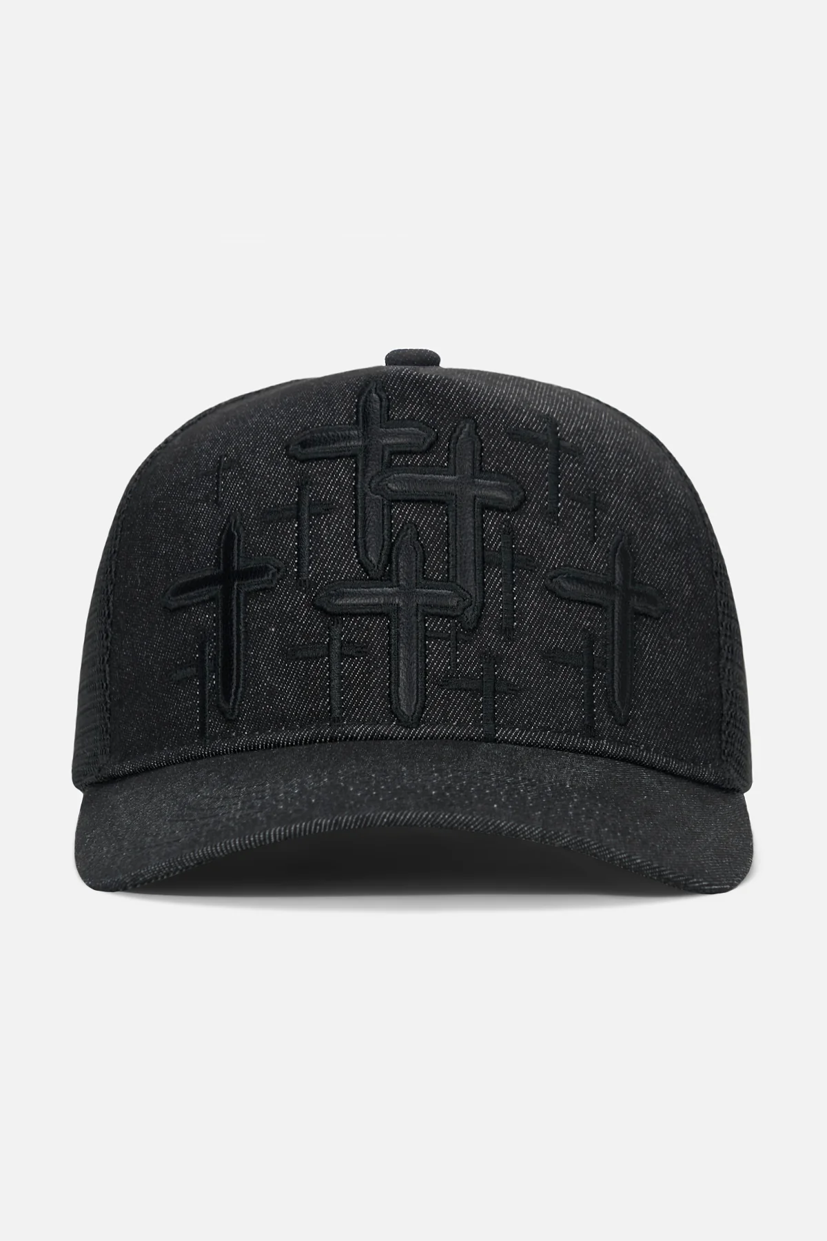 GIDEON TRUCKER HAT | BLACK CROSS