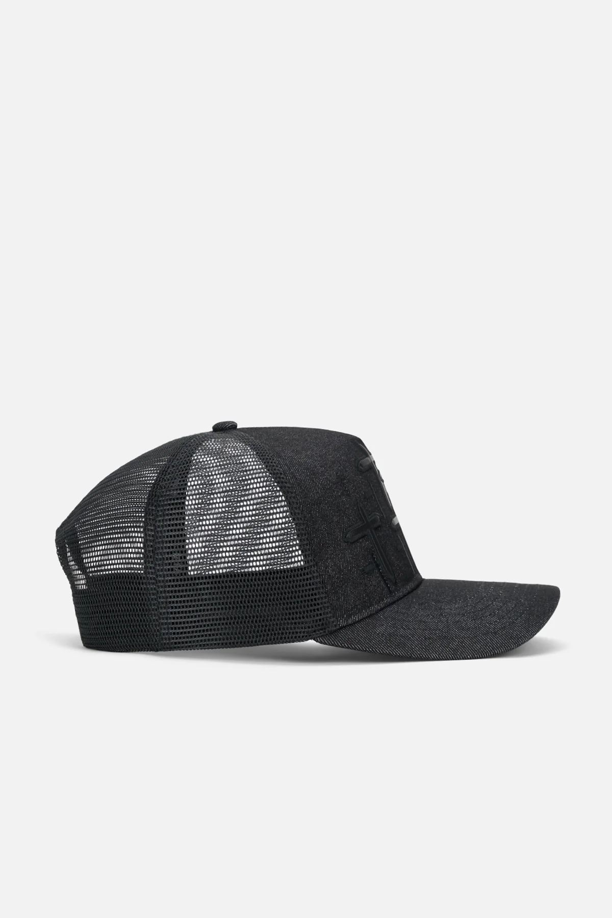 GIDEON TRUCKER HAT | BLACK CROSS - Image 2