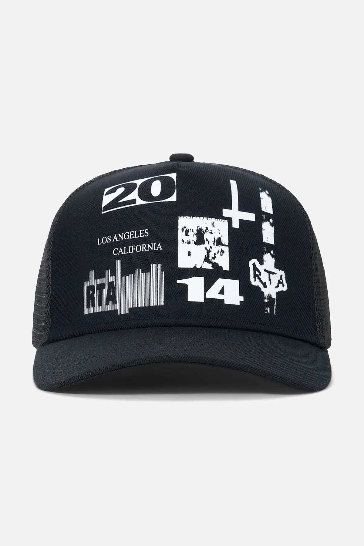 GIDEON TRUCKER HAT | BLACK MIX DOWN RTA
