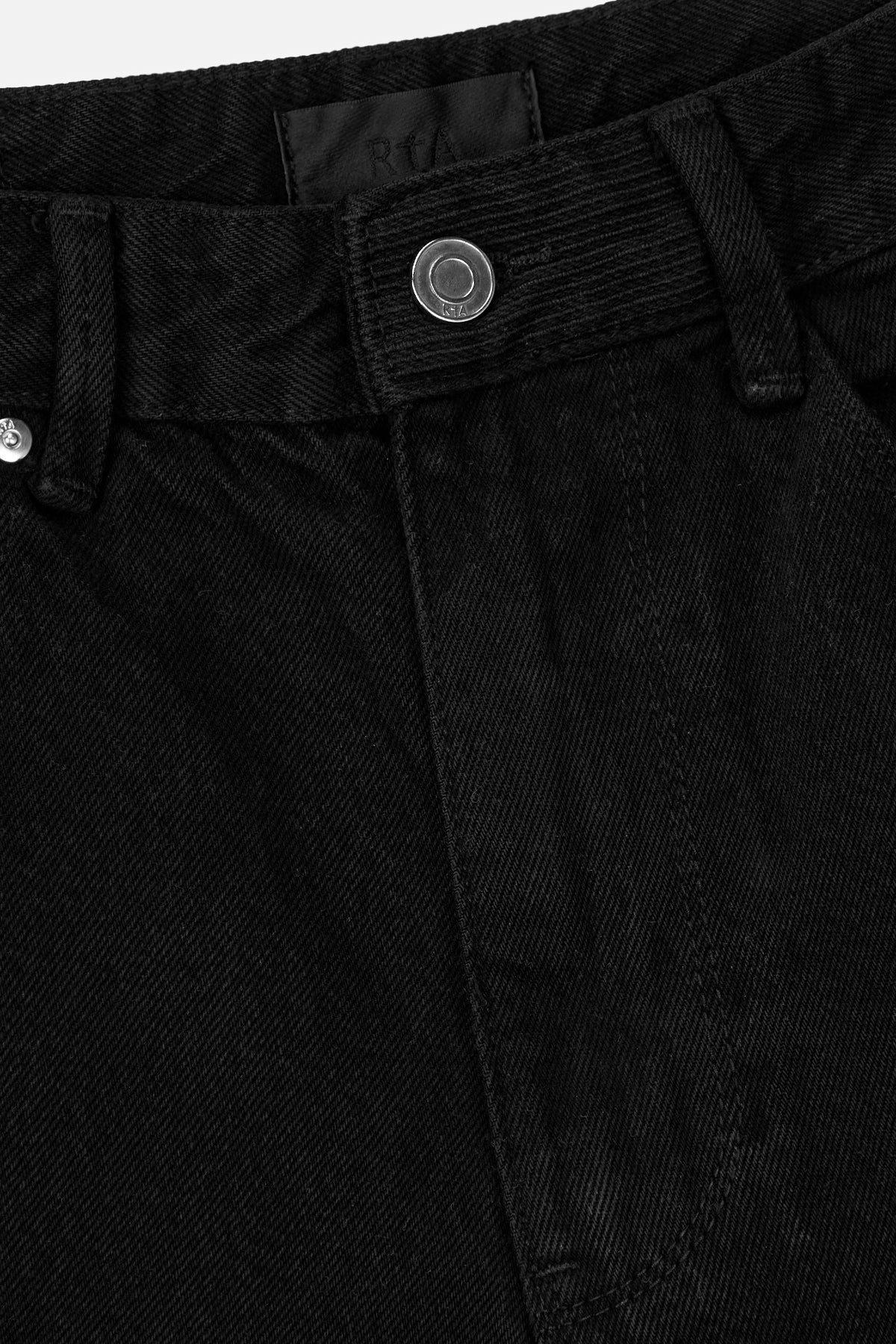 JAMIE WIDE LEG FLARE JEAN | BLACK SCRATCHED - Image 3
