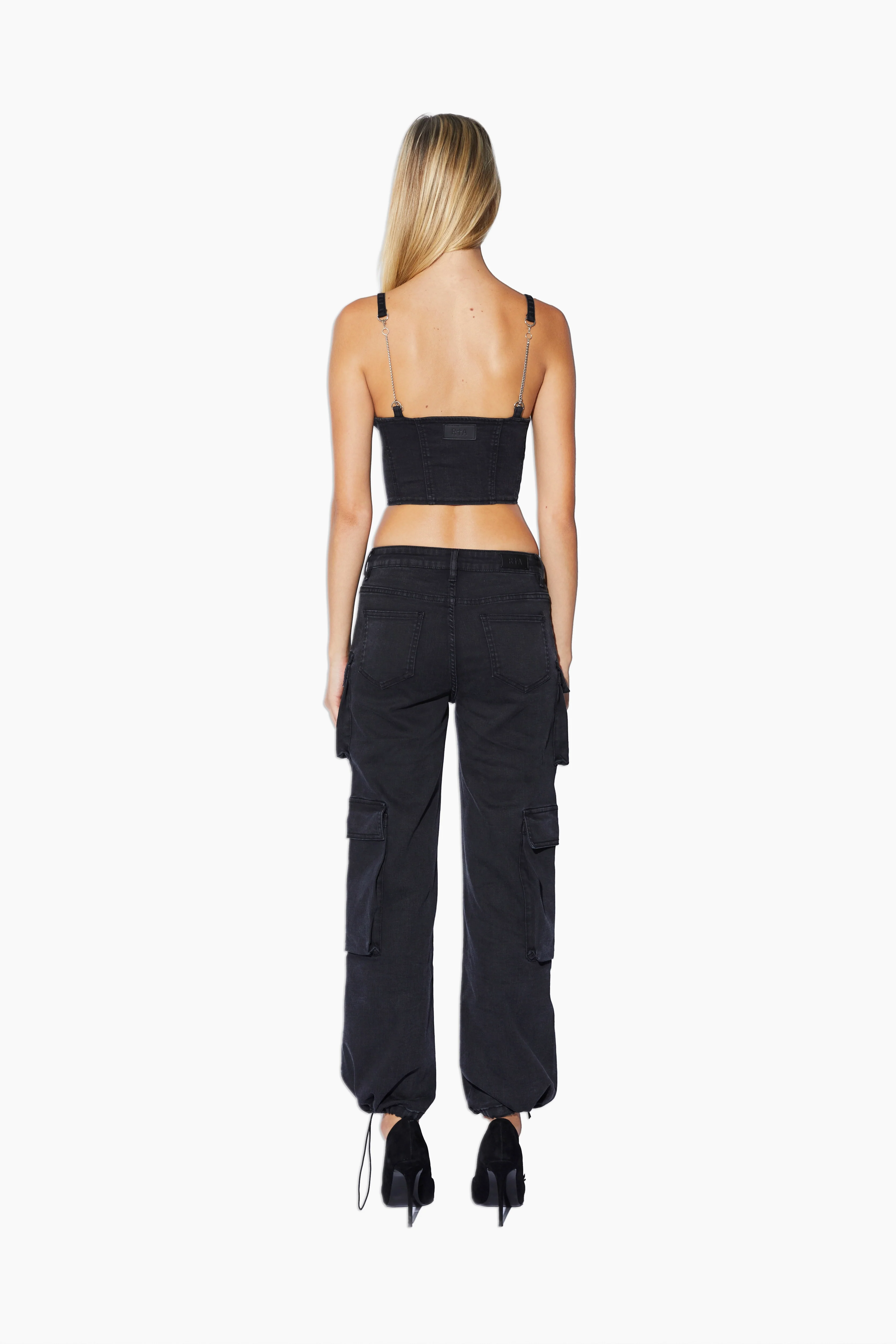 JAZZI DENIM TOP | DENIM CHARCOAL - Image 7