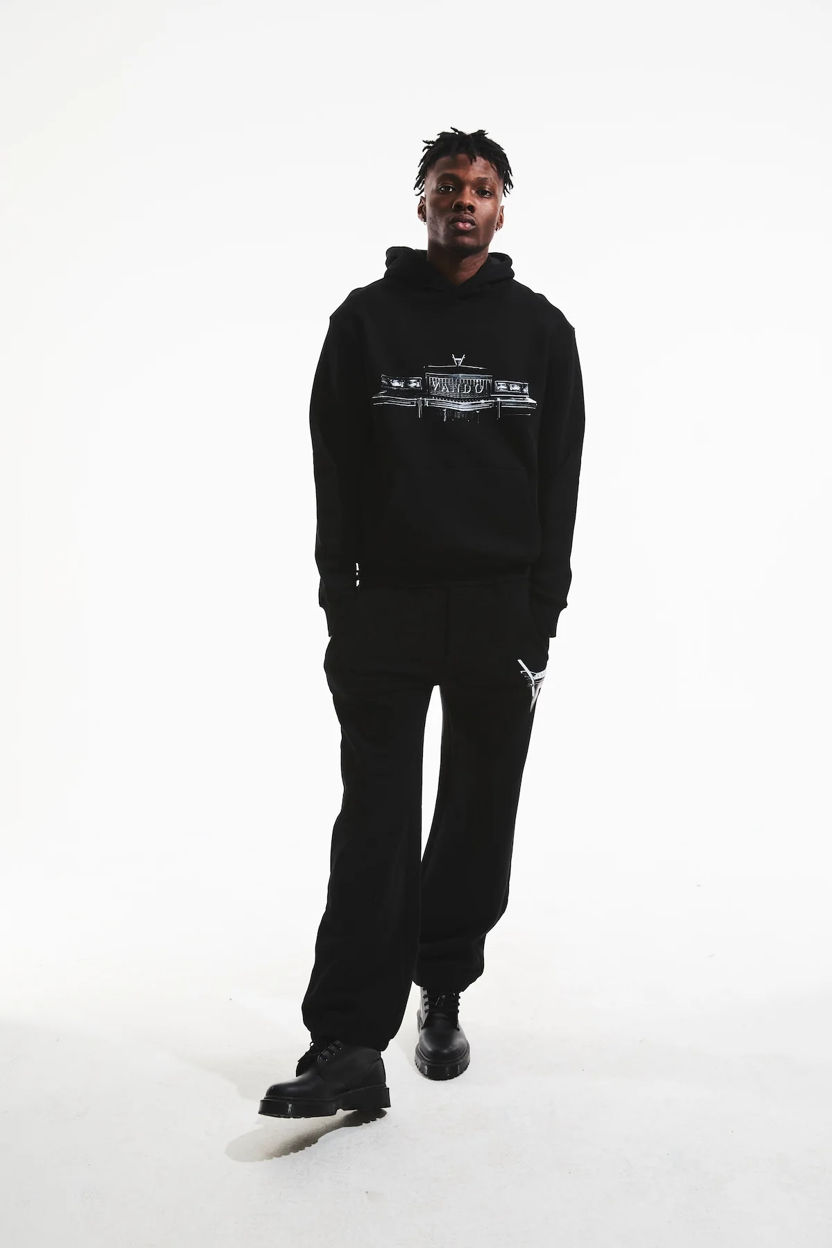 JORDAN HOODIE | BLACK CAR GRILLE - Image 3