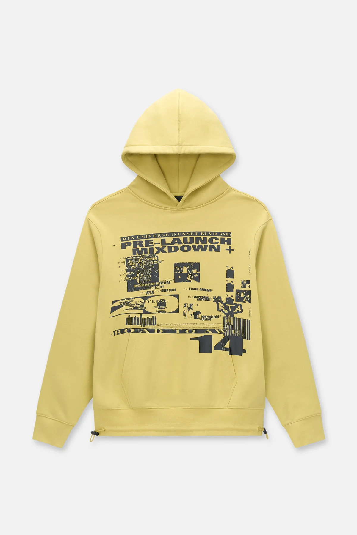 JORDAN OVERSIZED HOODIE | SAGE YELLOW FLYER - Image 2