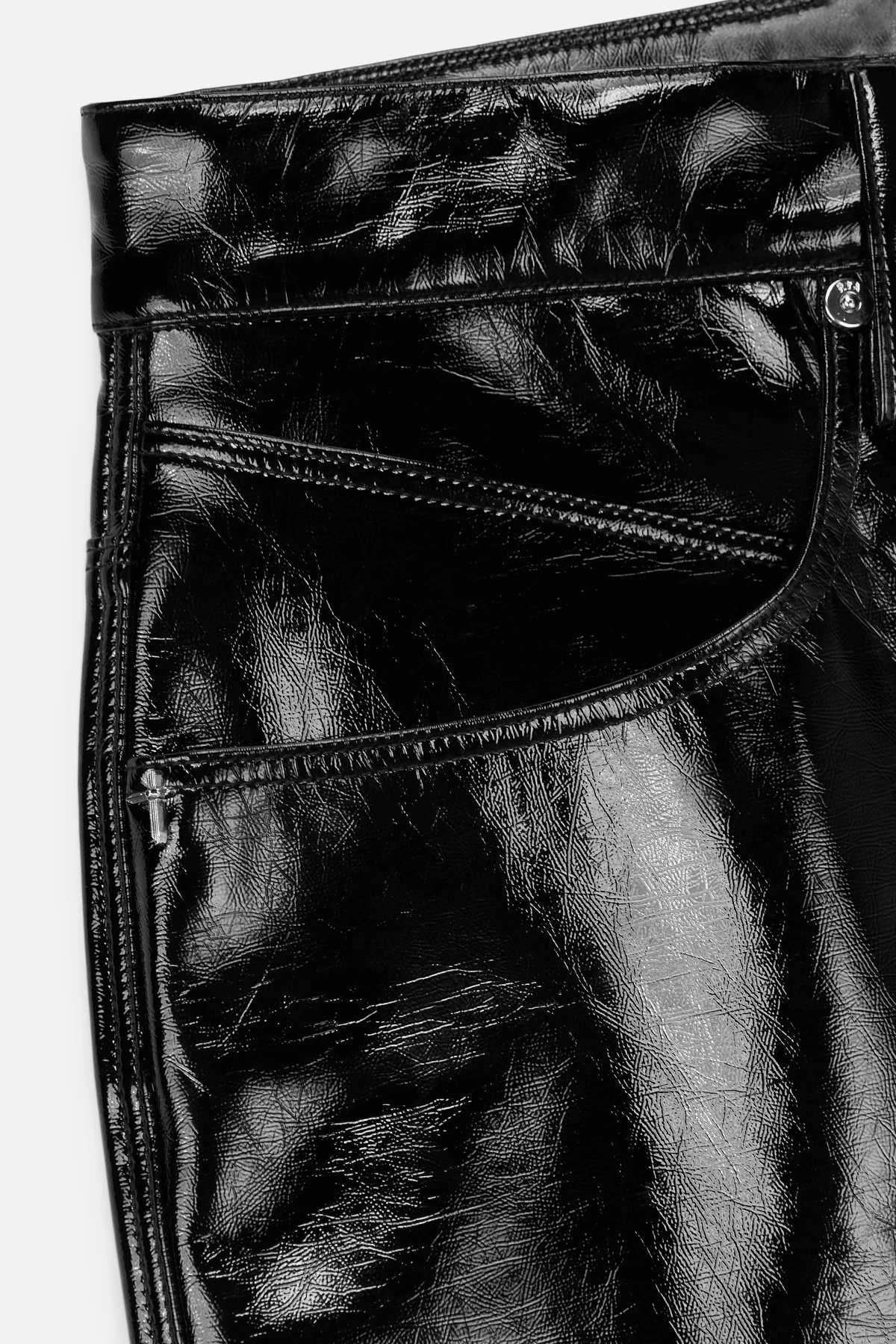 KENNY PANT | SHINY BLACK - Image 4