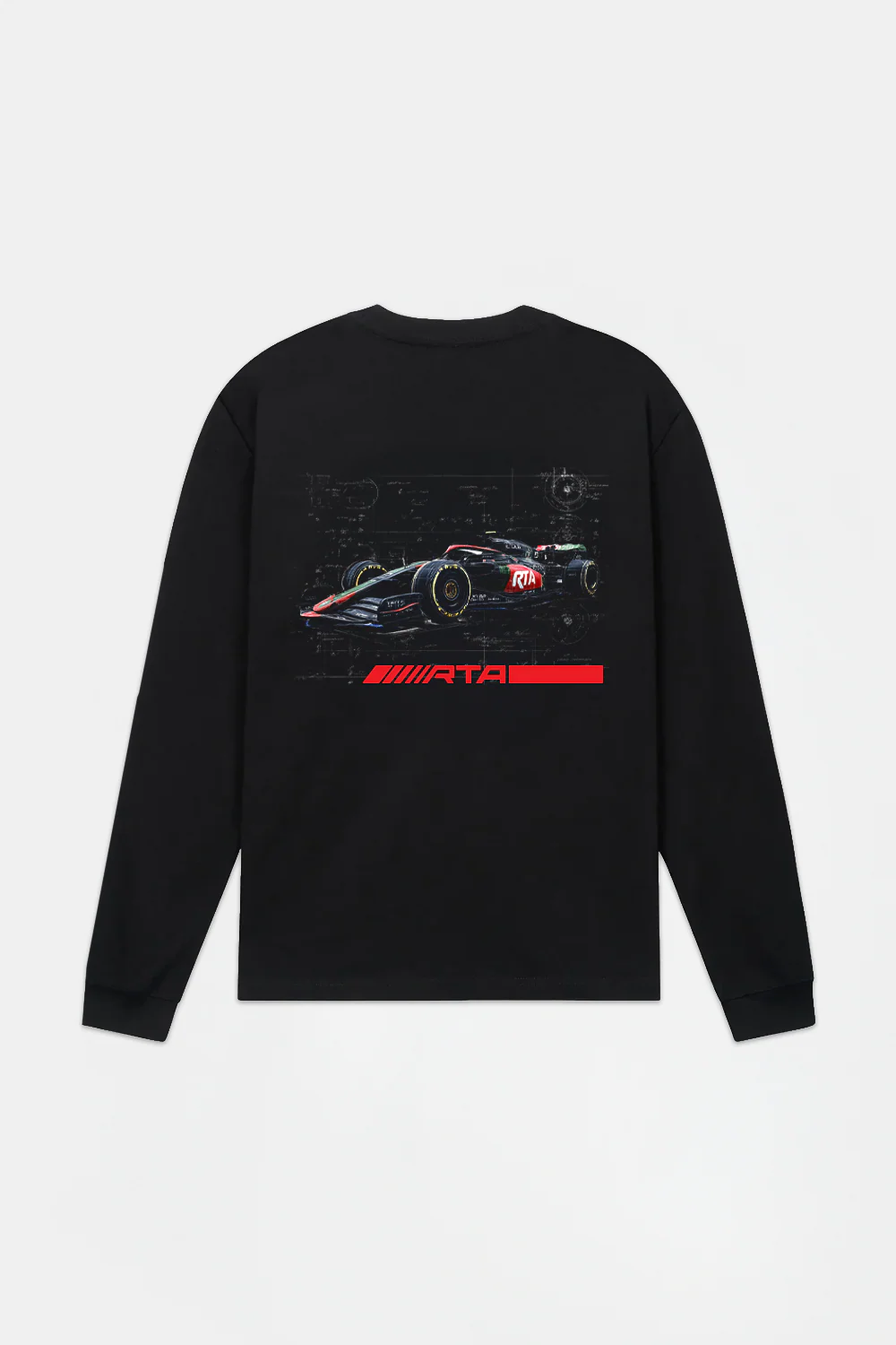 LAWRENCE LONG SLEEVE TEE | BLACK FORMULA CAR - Image 2