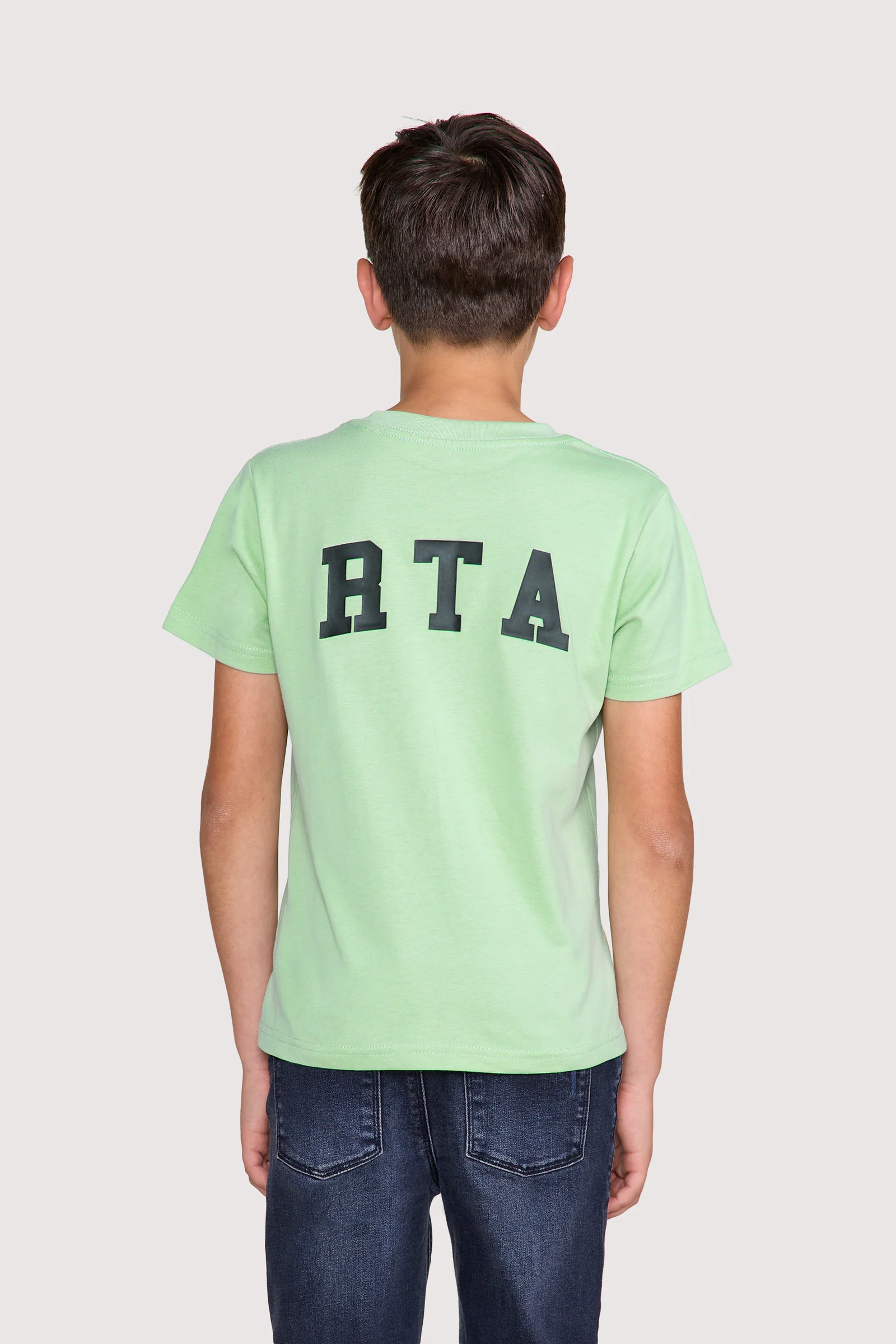 KIDS LAWSON SHORT SLEEVE TEE | GREEN COLLEGIATE - Image 2