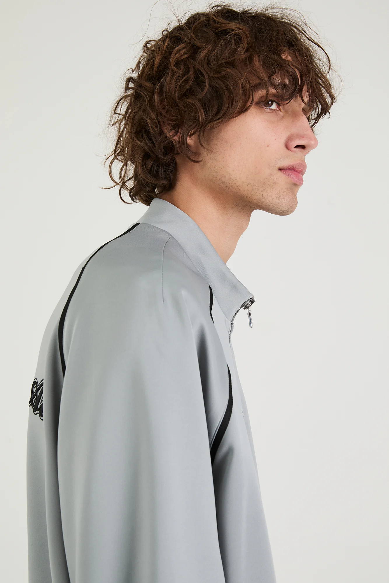 LEWIS TRACK JACKET | STONE GREY - Image 7