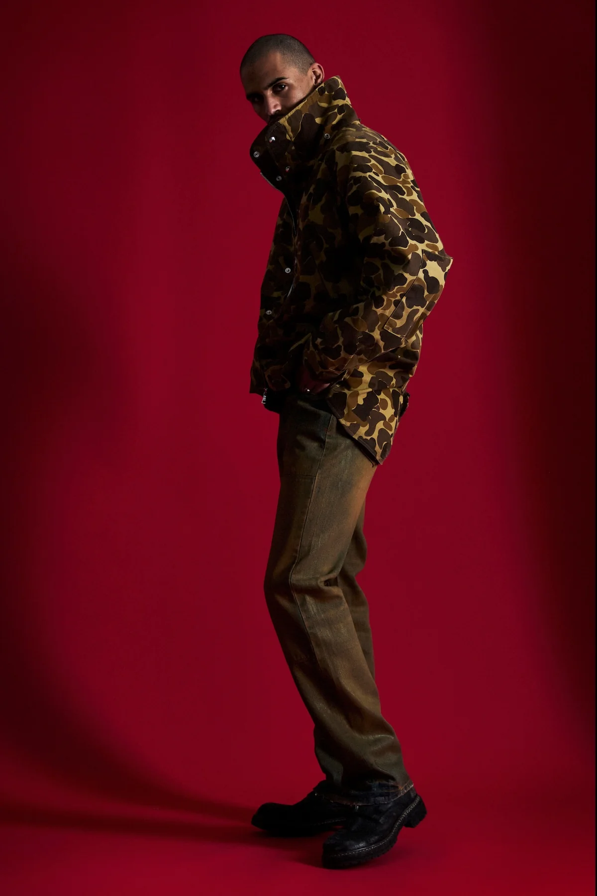LORENZO JACKET | MILITARY BROWN CAMO - Image 2