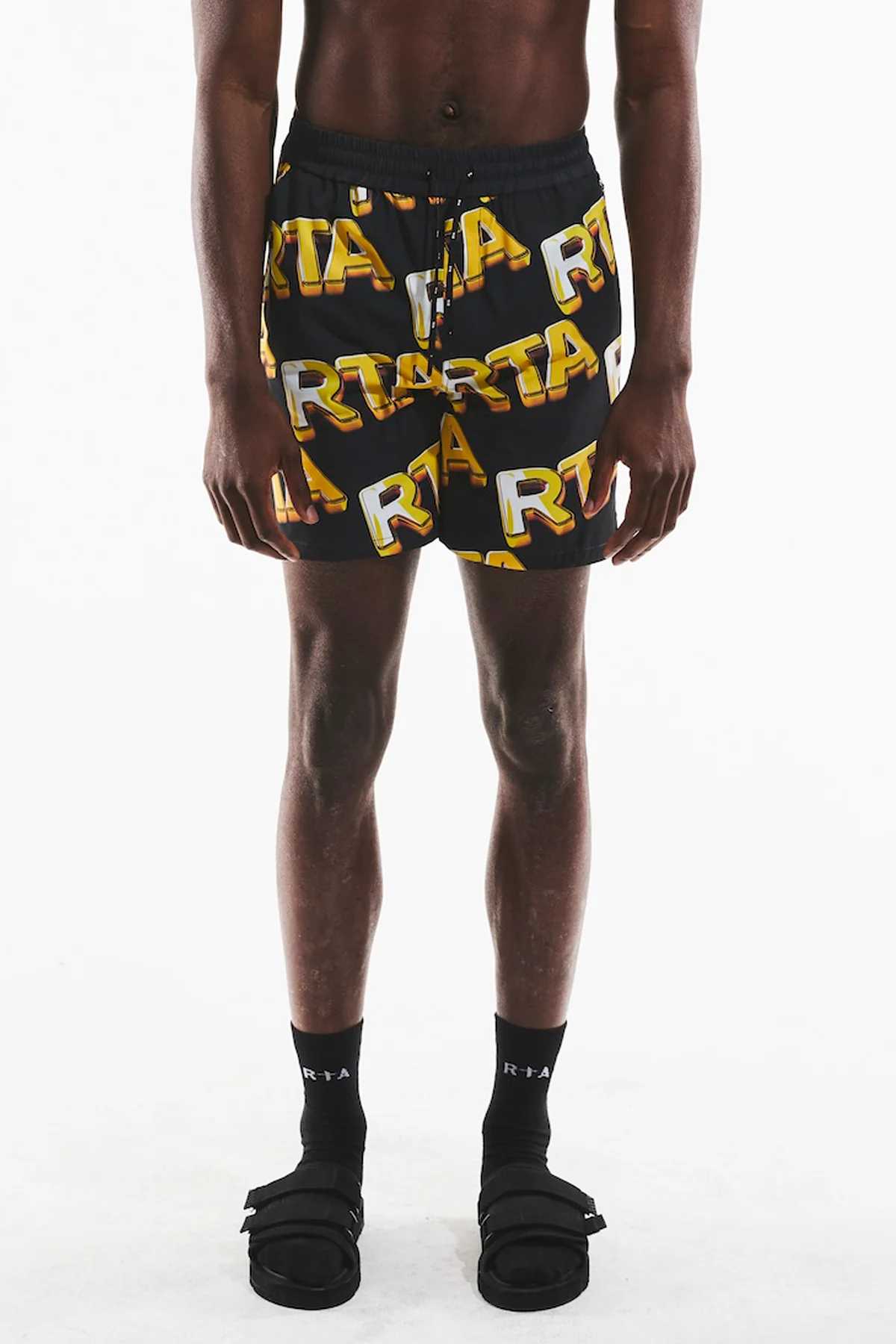 MATT SWIM TRUNK | BLACK RTA BULLION - Image 6