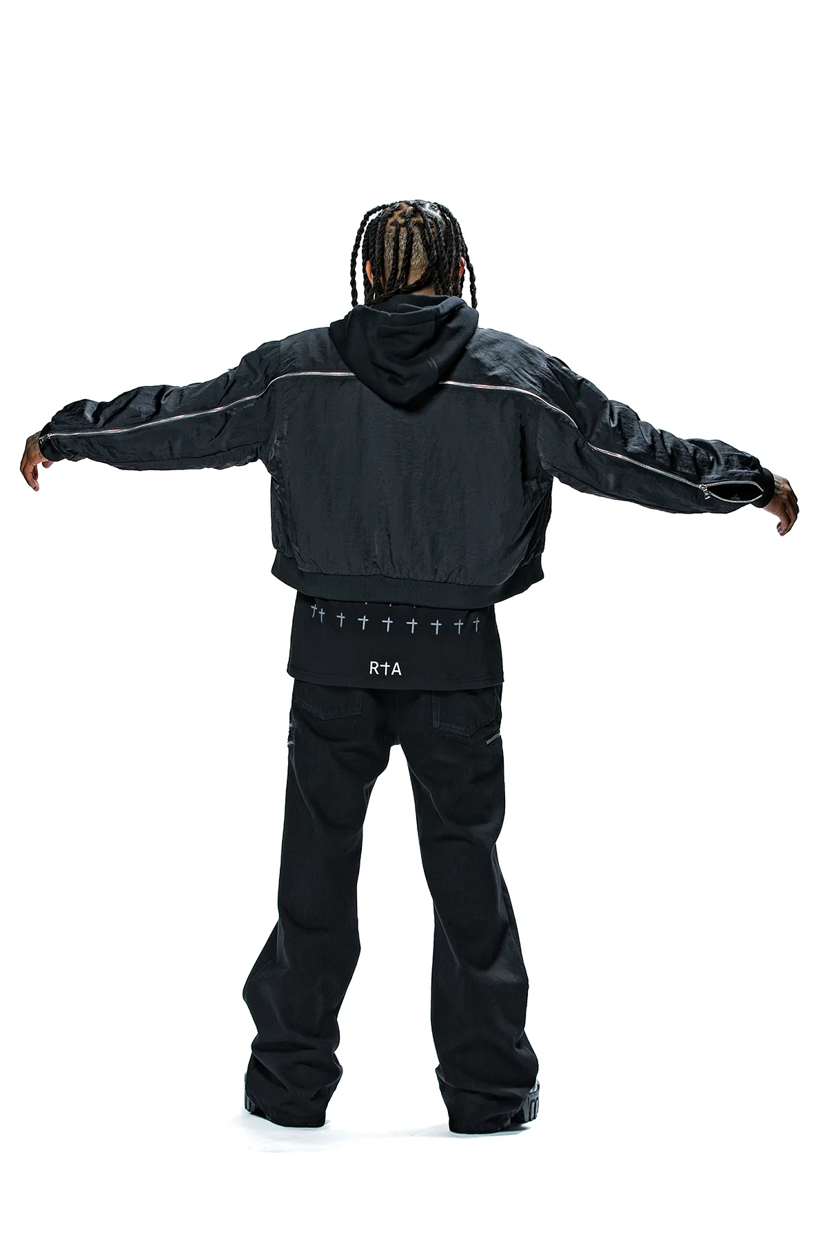 MICKIE JACKET | BLACK ZIPPERS - Image 10