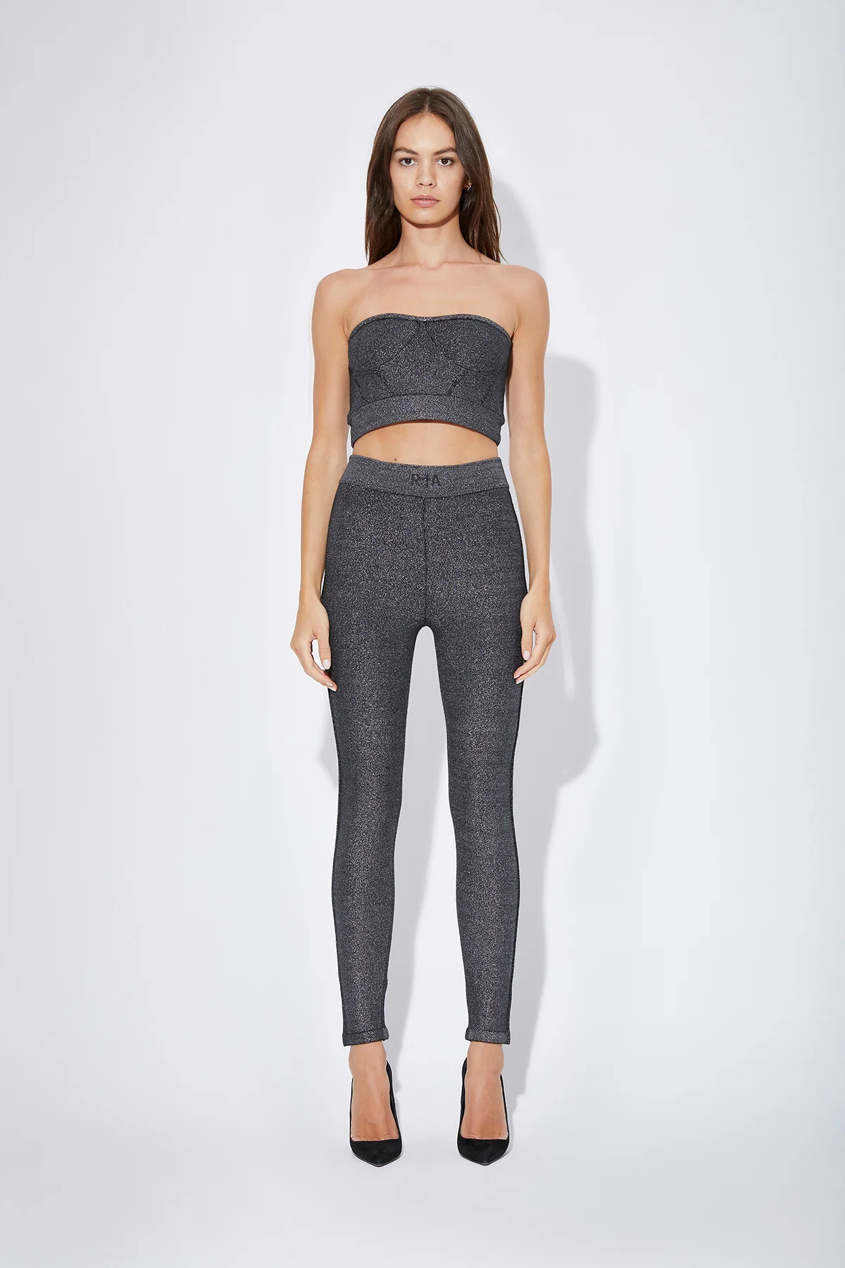 NOUR TOP | BLACK LUREX - Image 2
