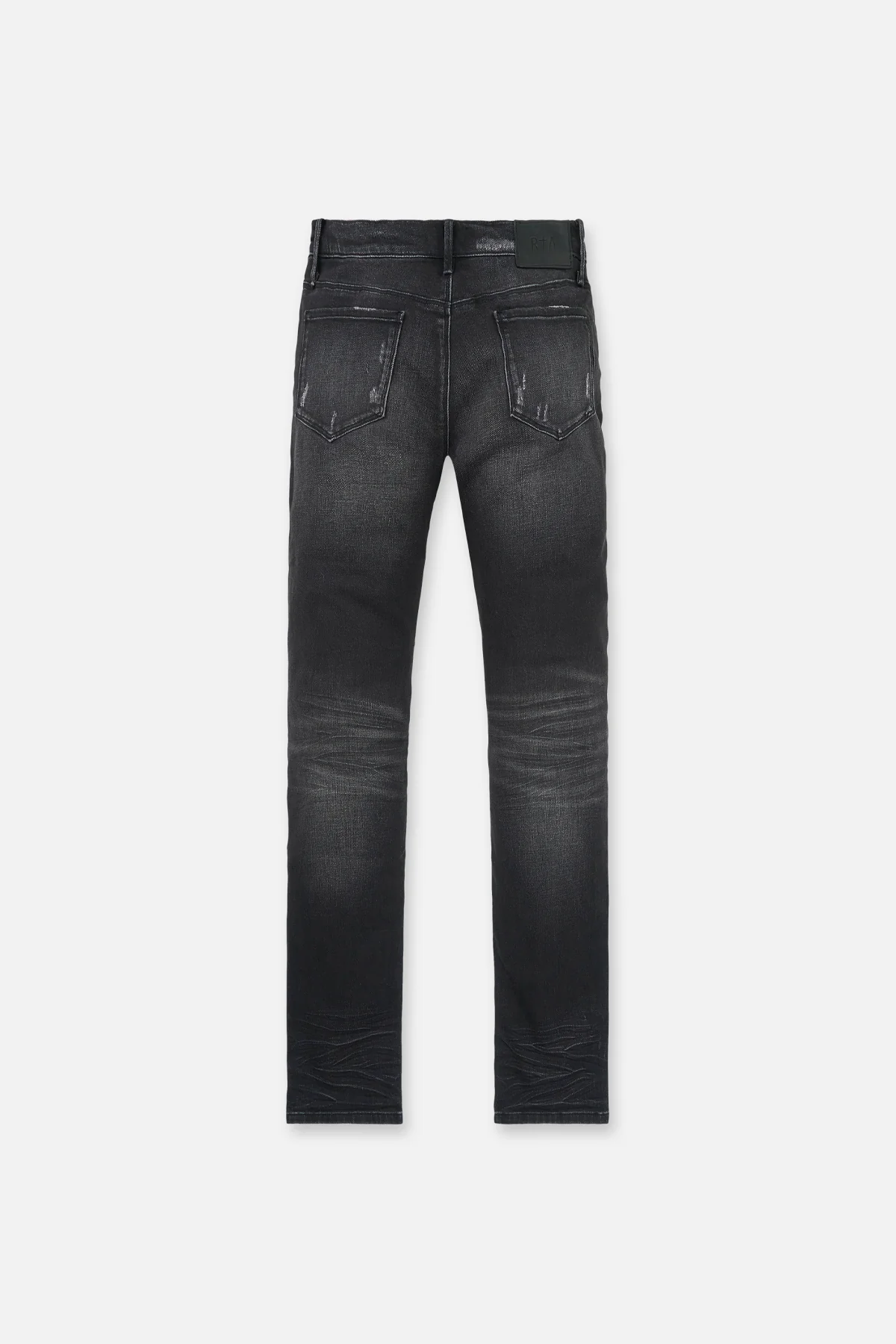 OLIVIER SKINNY STUDDED JEAN | GRAPHITE FADE CROSS - Image 2