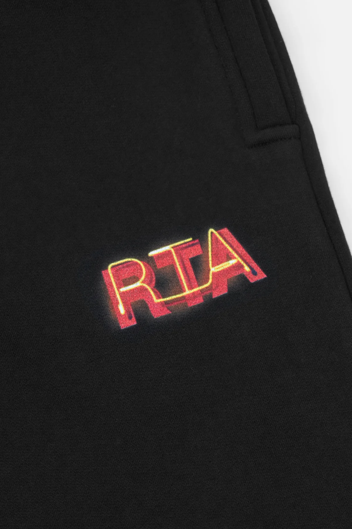 OWEN SWEATPANT | BLACK NEON LOGO - Image 4