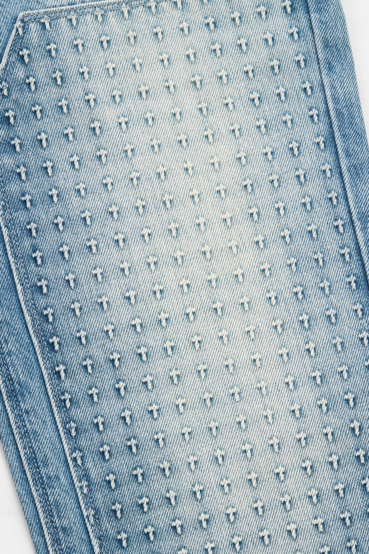 RICARDO SLIM FIT JEAN | BLUE STEEL 3D CROSS - Image 4