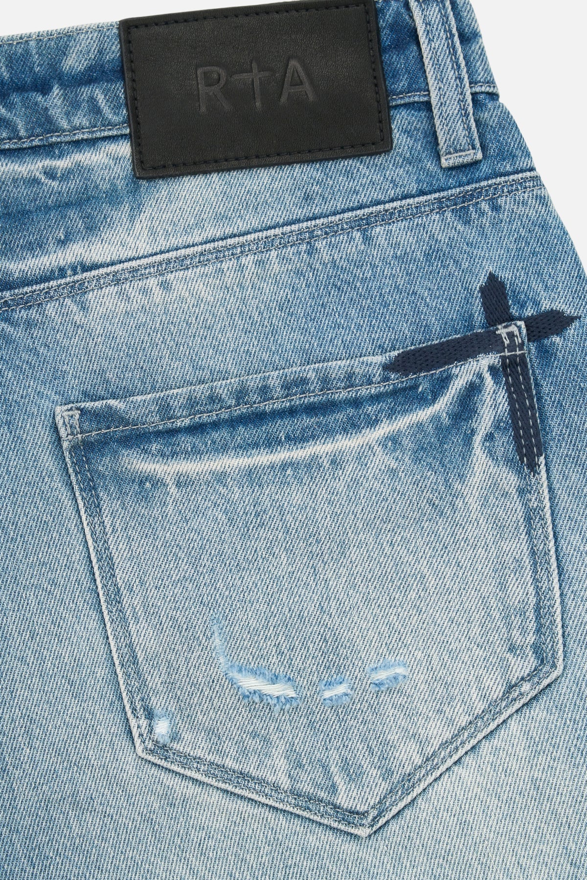 RICARDO SLIM FIT JEAN | BLUE STEEL 3D CROSS - Image 6