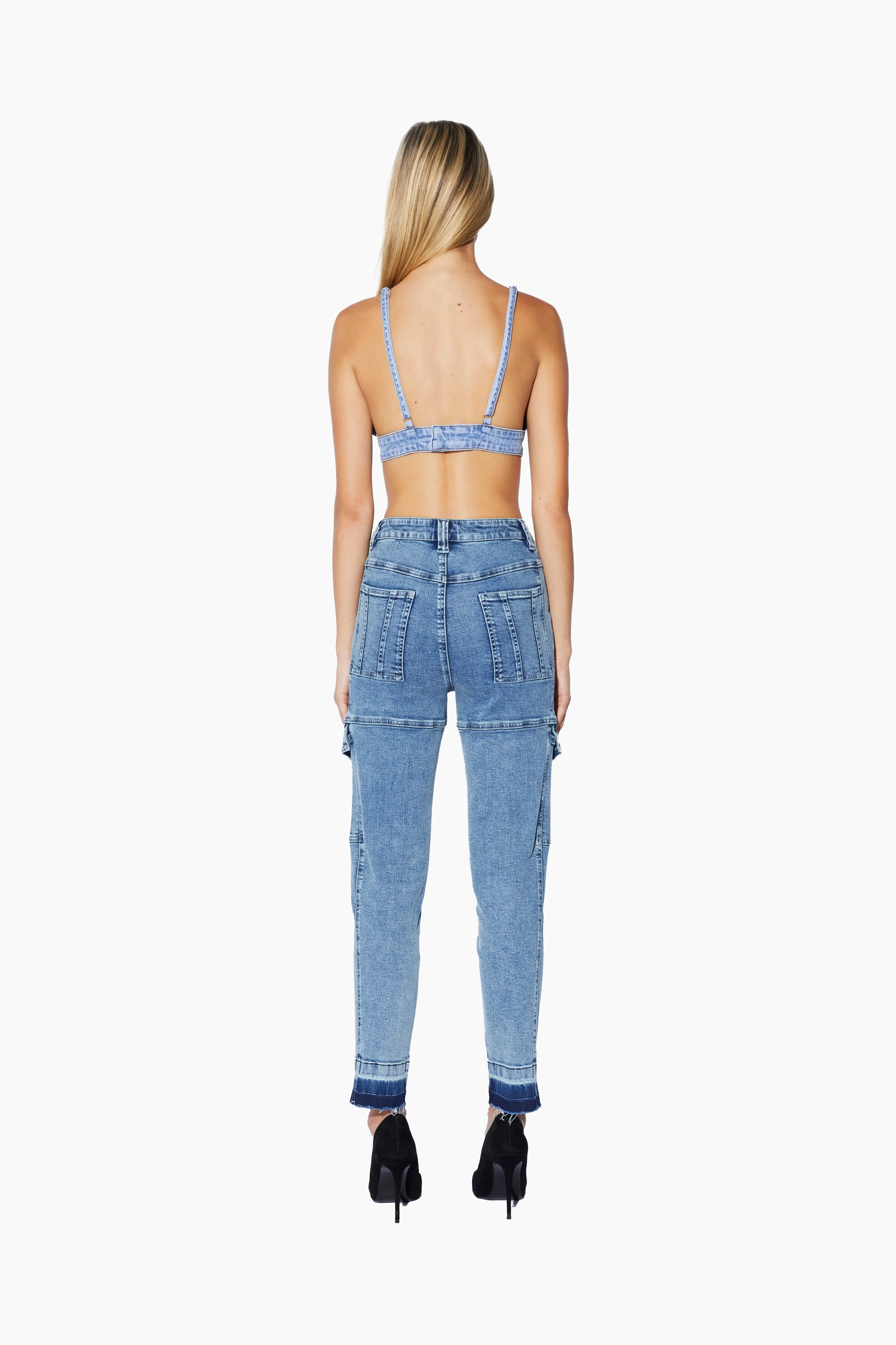 SOFIA TOP | DENIM LIGHT WASH - Image 6