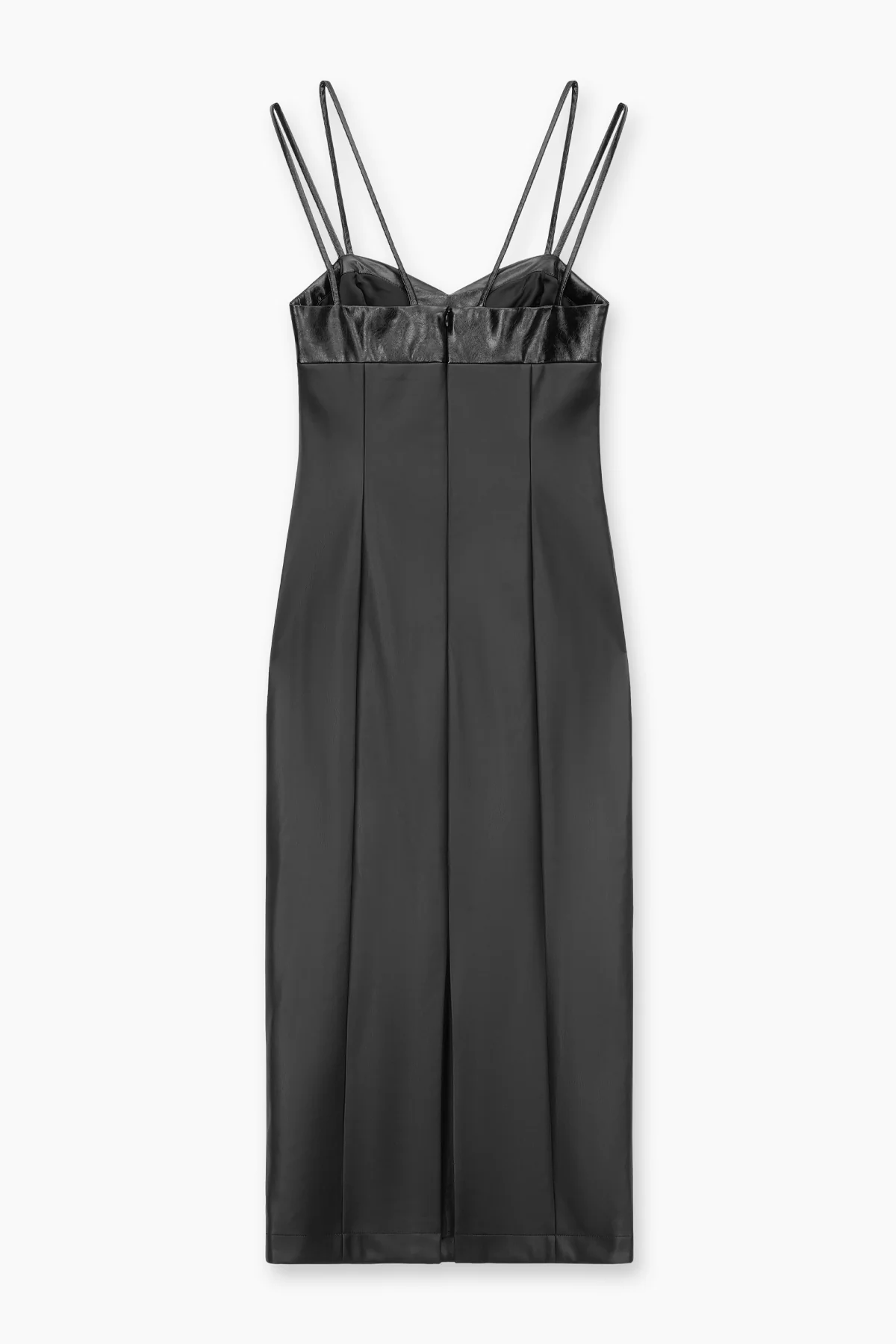 UMA CUT OUT MIDI DRESS | BLACK - Image 5