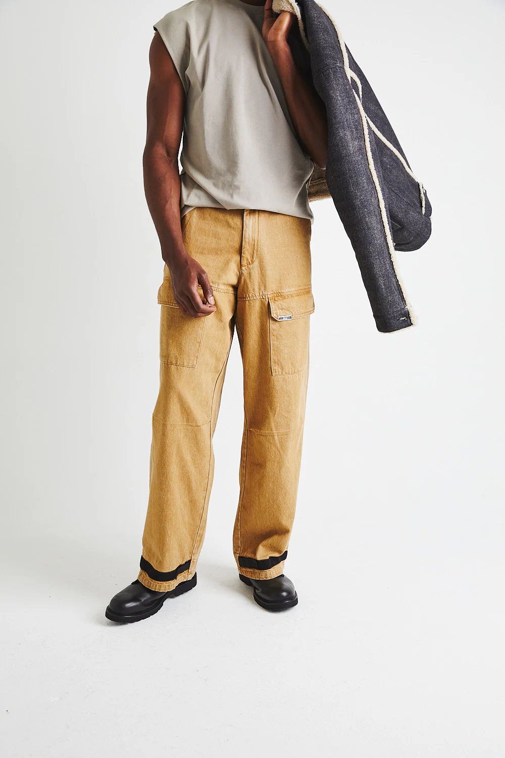 WYLIE CARGO JEAN | VINTAGE KHAKI - Image 6