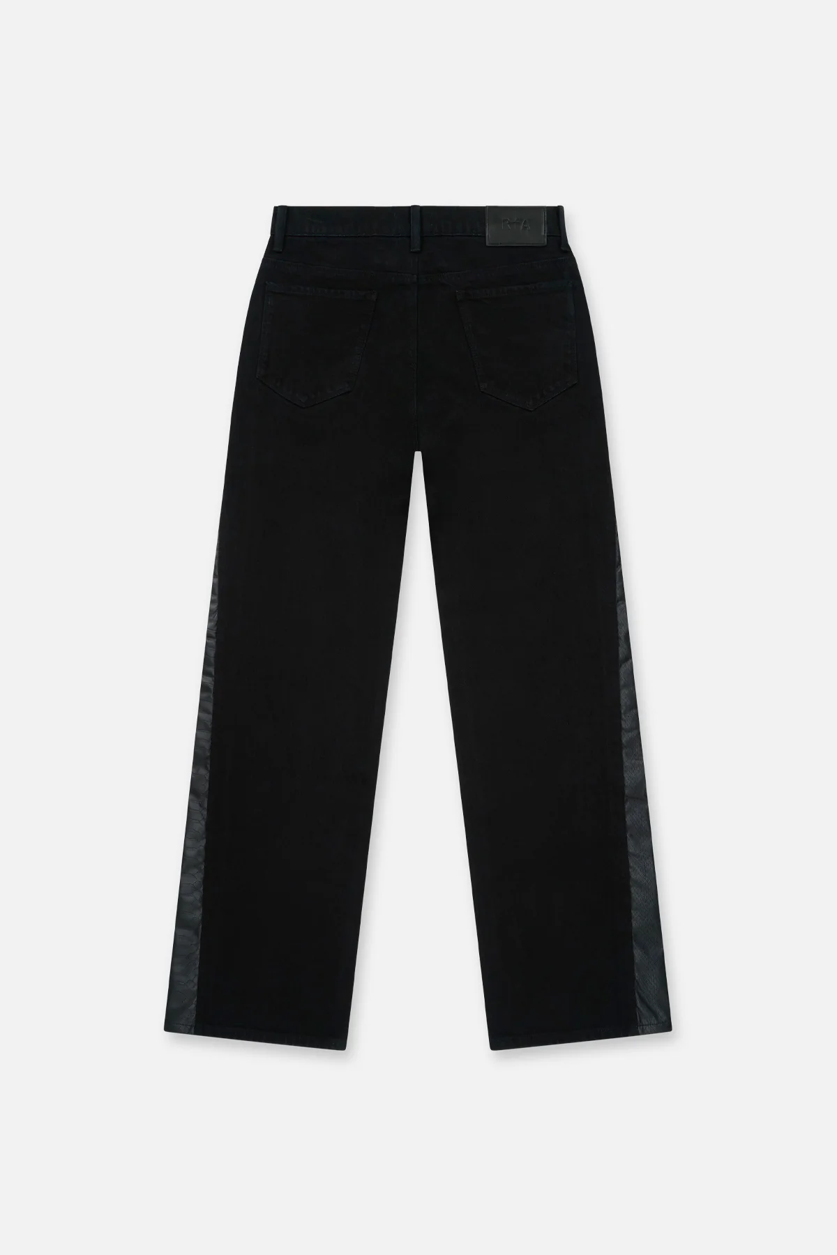 ZED STRAIGHT LEG JEAN | BLACK SNAKE PANELS - Image 2